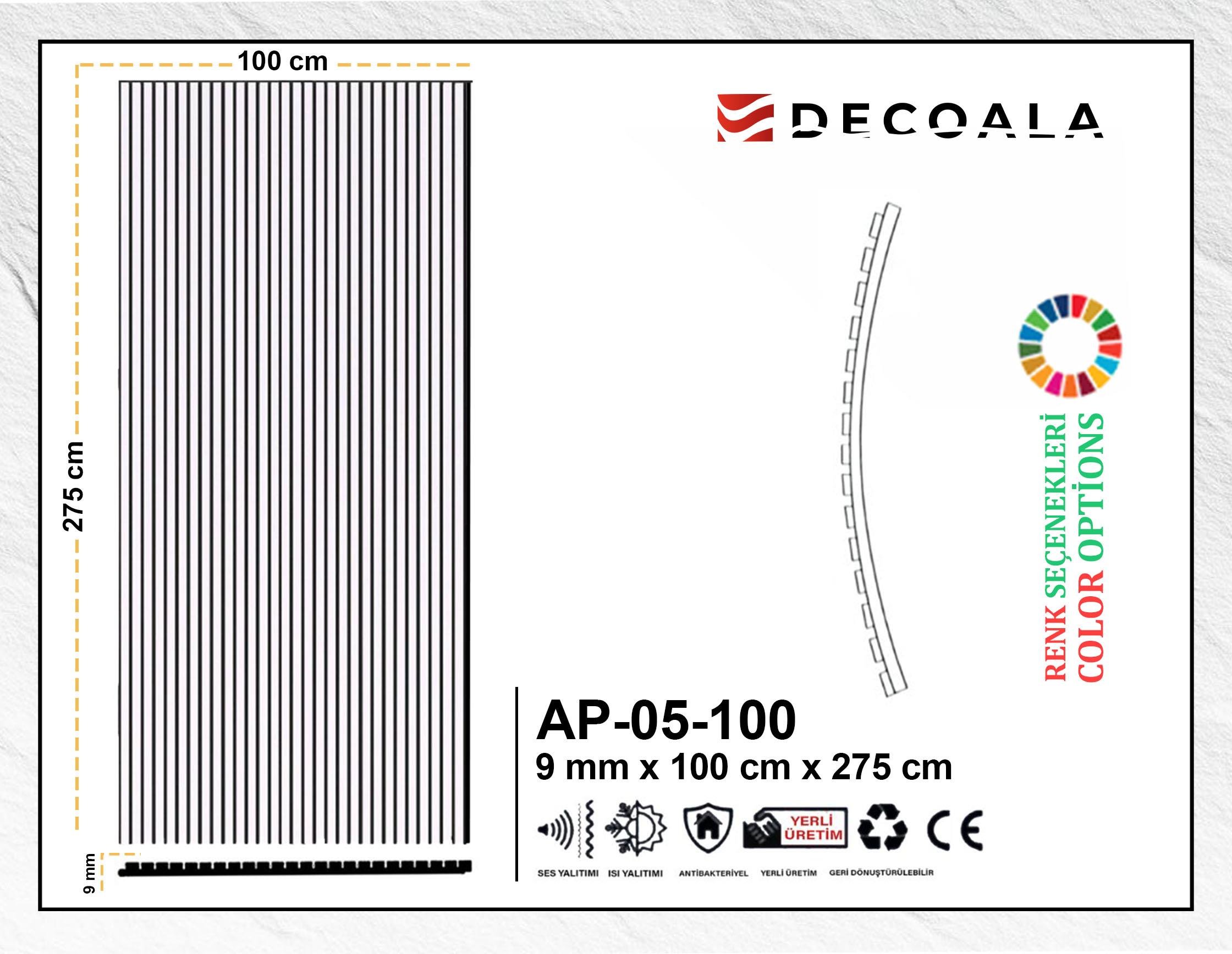 100 cm AKUSTİK LAMBRİ
