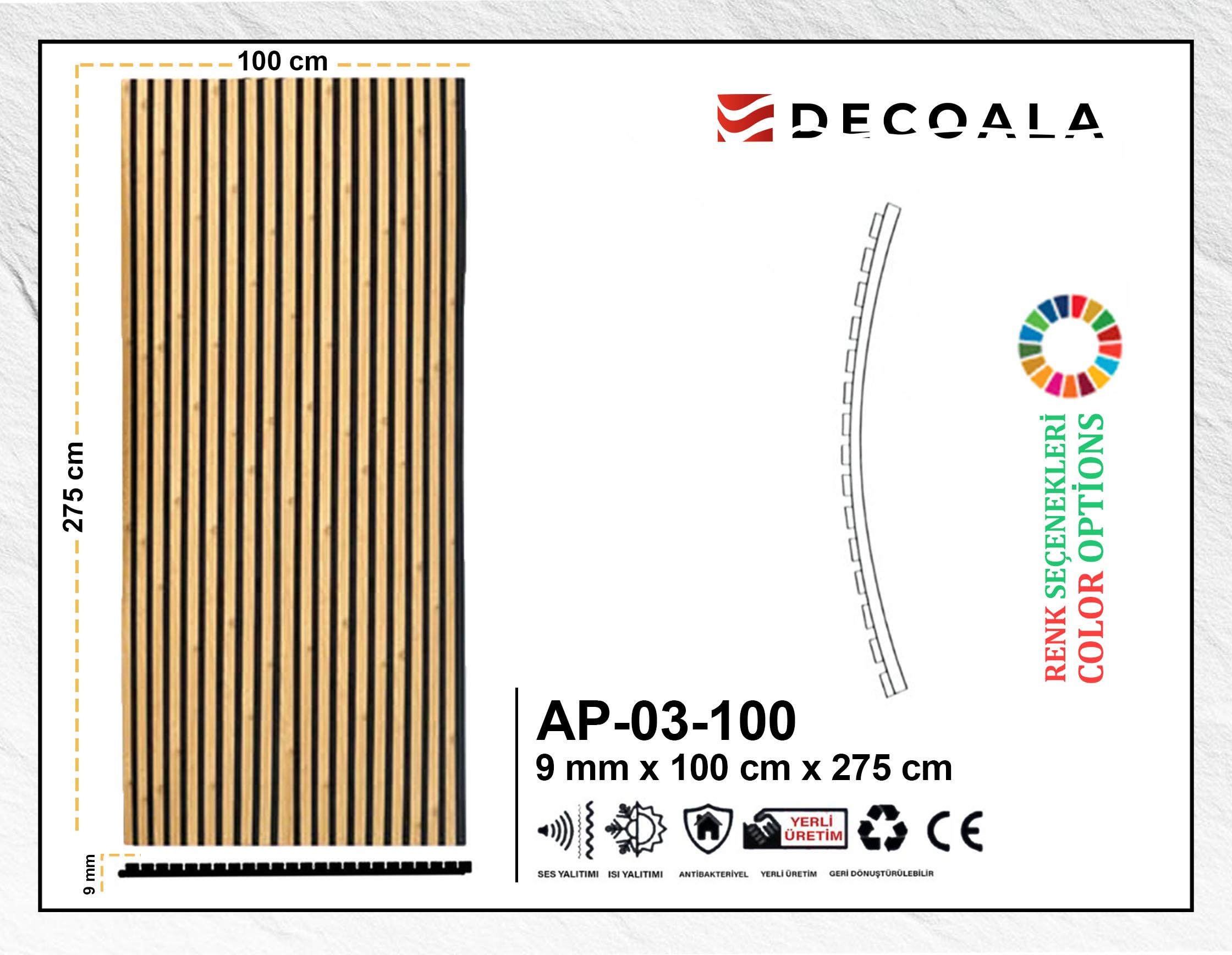 100 cm AKUSTİK LAMBRİ