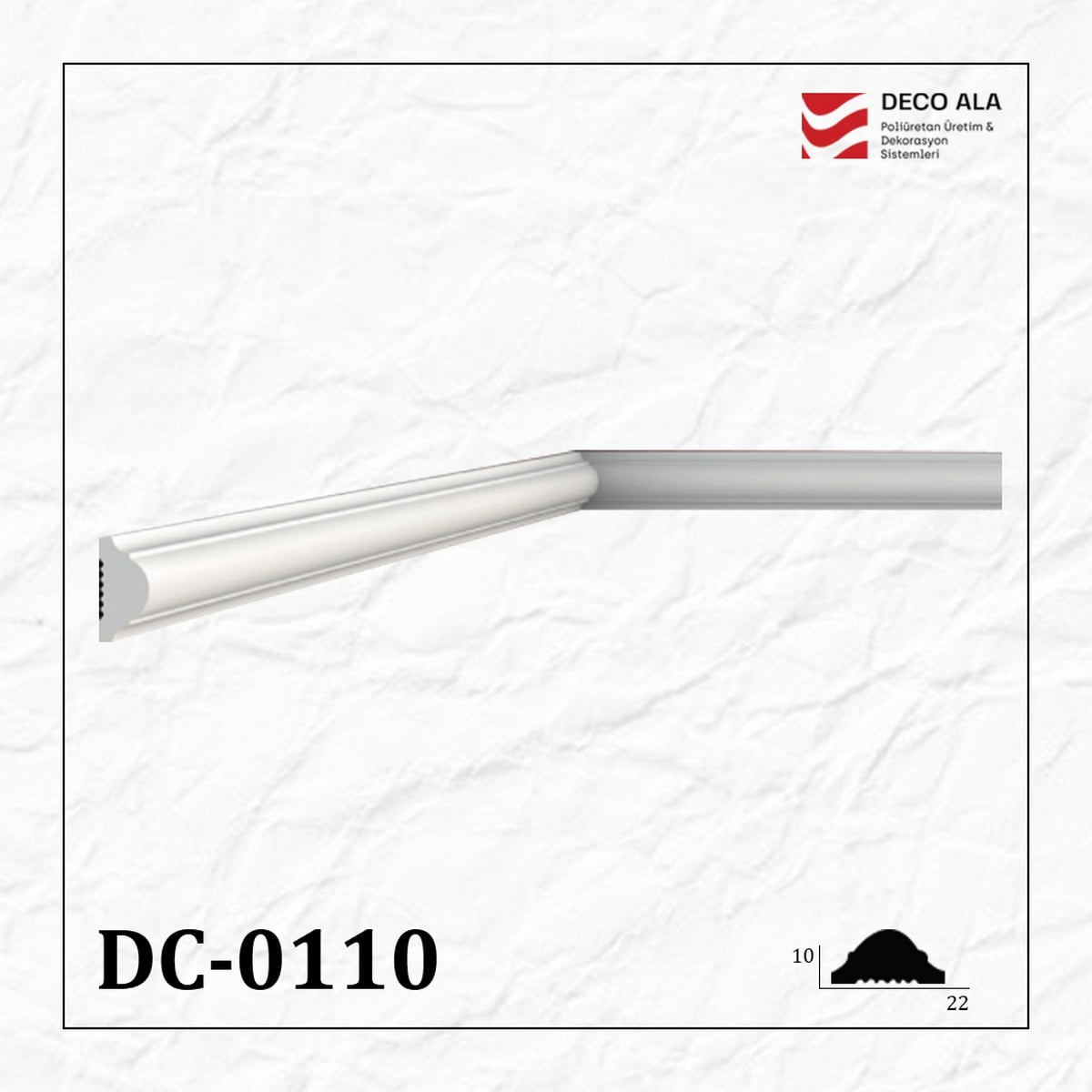 2 cm Line Duvar Profili