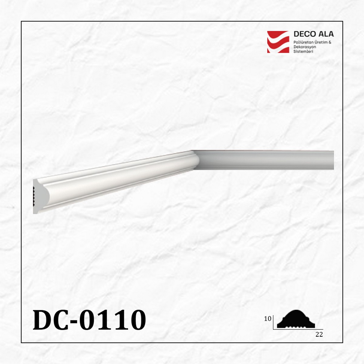 2 cm Line Duvar Profili