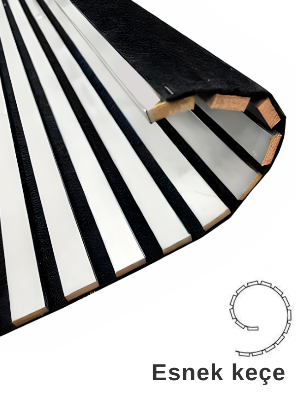 Beyaz Akustik Panel 60x275 cm