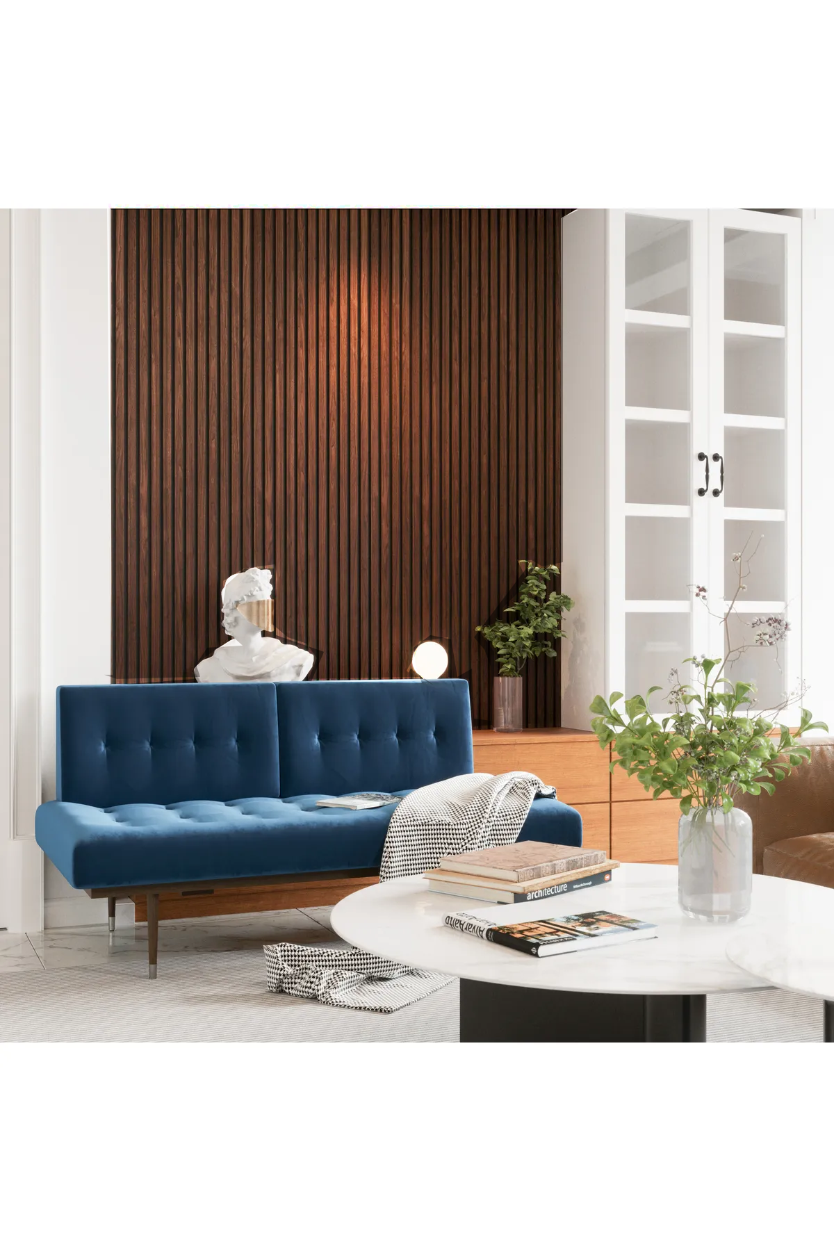 Koyu Ceviz Akustik Panel 60x275 cm