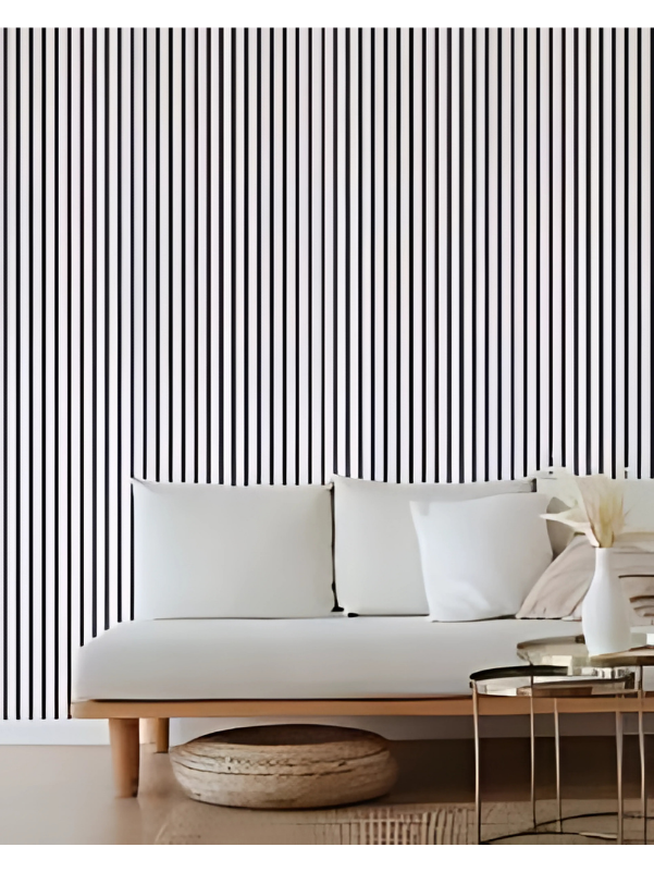 Beyaz Akustik Panel 60x275 cm