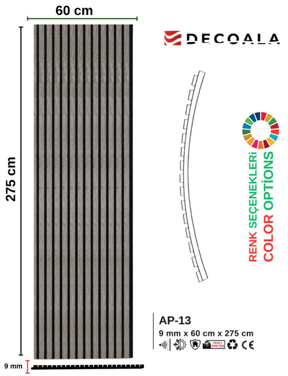 Panneau Acoustique 60 cm