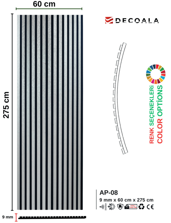 Panneau Acoustique 60 cm
