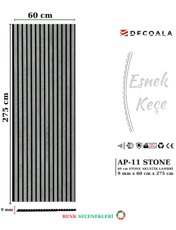 Panneau Acoustique 60 cm
