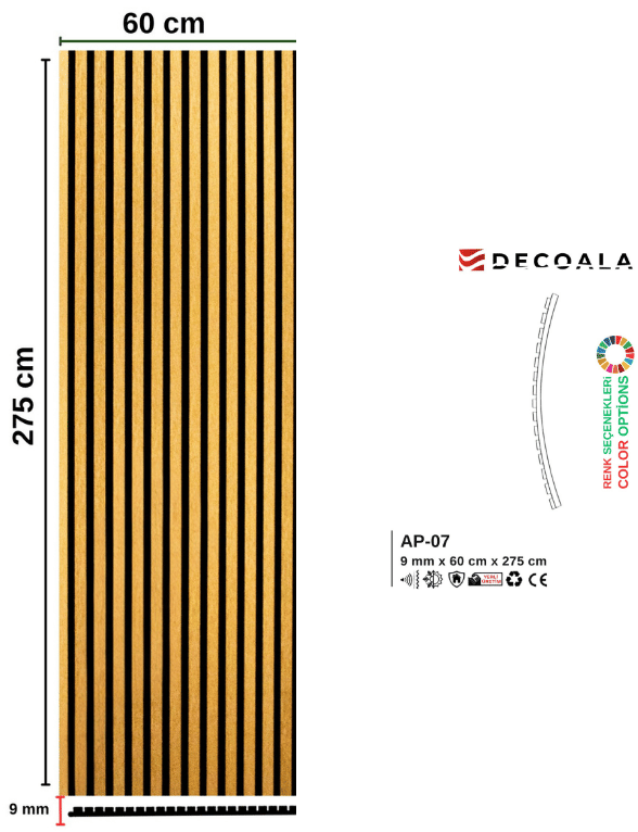 Panneau Acoustique 60 cm