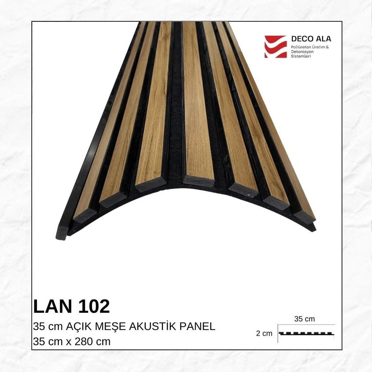 Açık Meşe Akustik Panel - Deco Ala