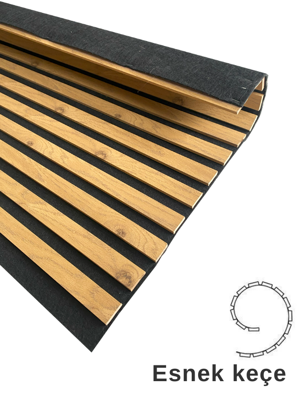 Açık Meşe Akustik Panel - 60x275 cm