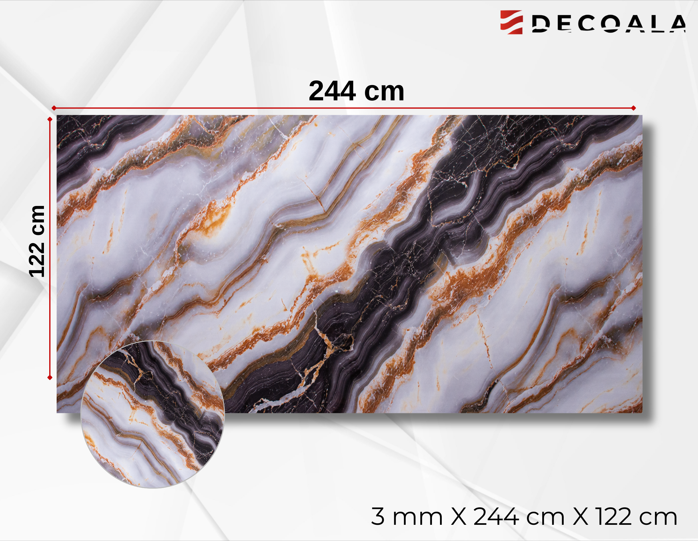 Antik Gold PVC Duvar Paneli