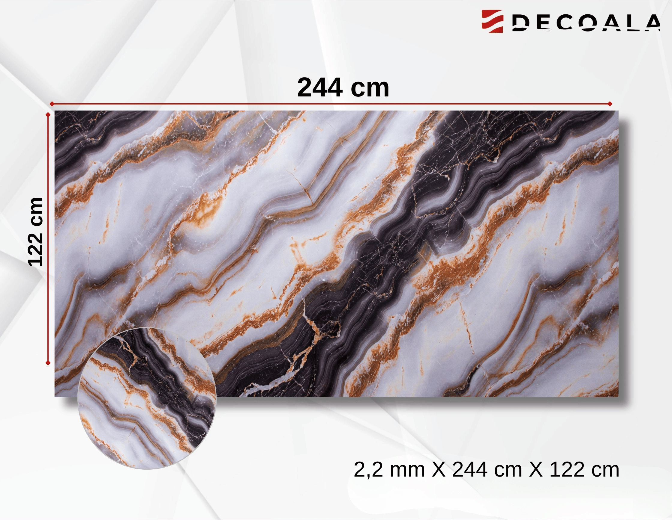 Antik Gold PVC Duvar Paneli