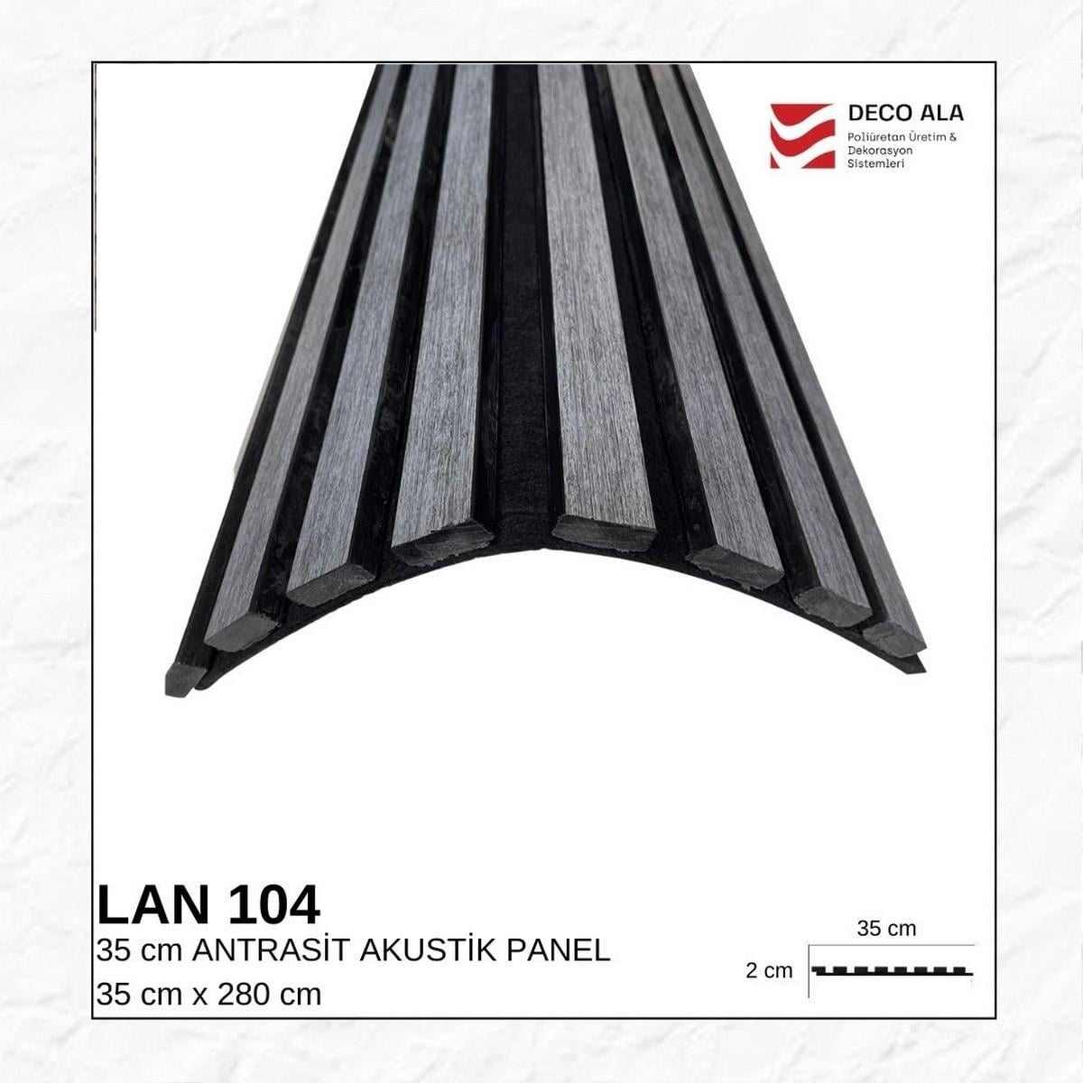 Antrasit Akustik Panel
