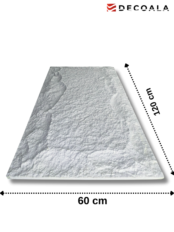 BEYAZ KAYA GÖRÜNÜMLÜ DUVAR PANEL