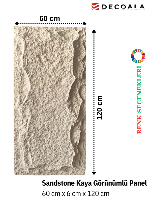 SANDSTONE KAYA GÖRÜNÜMLÜ POLİÜRETAN PANEL