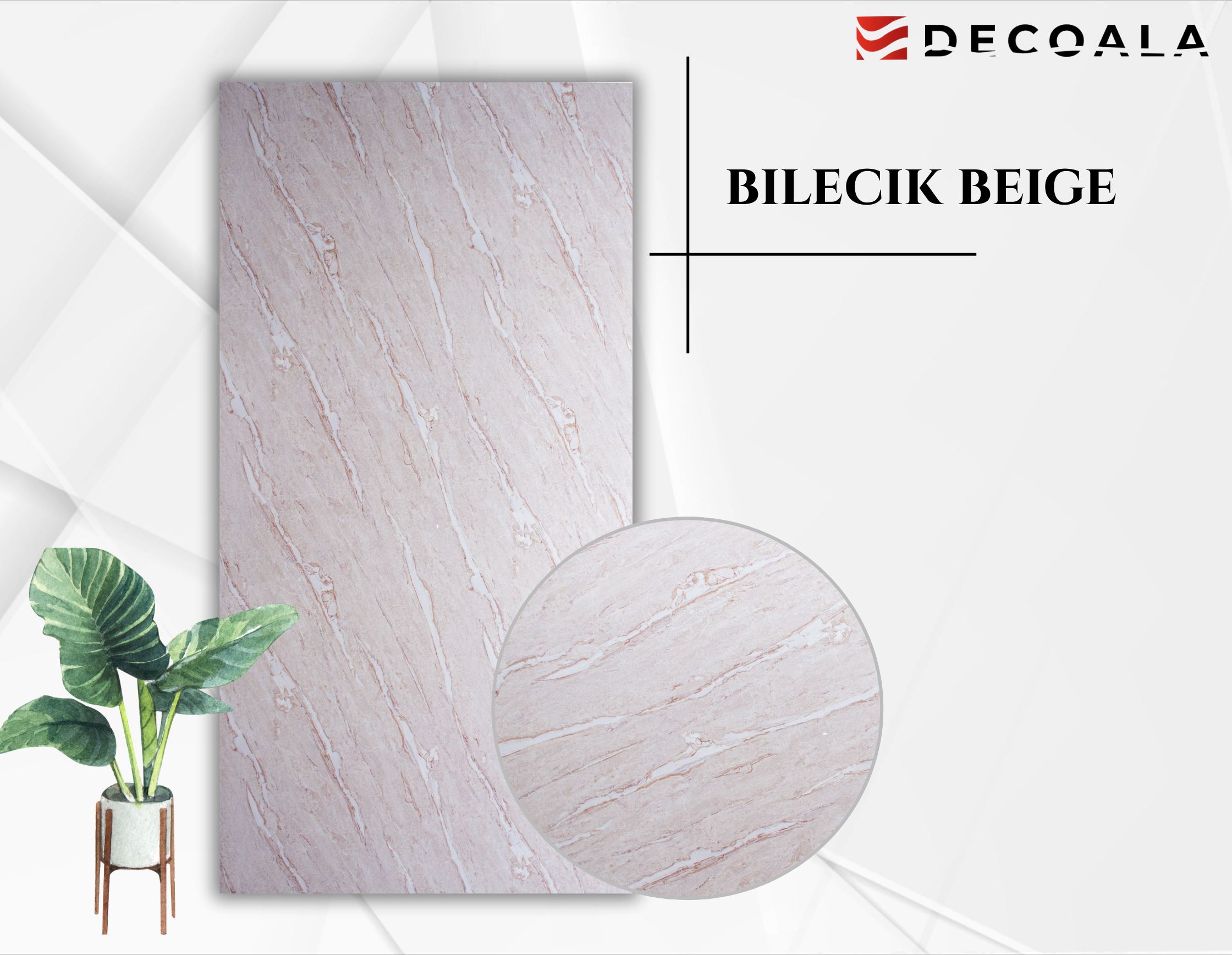 PVC Marble Panel Bilecik Beige