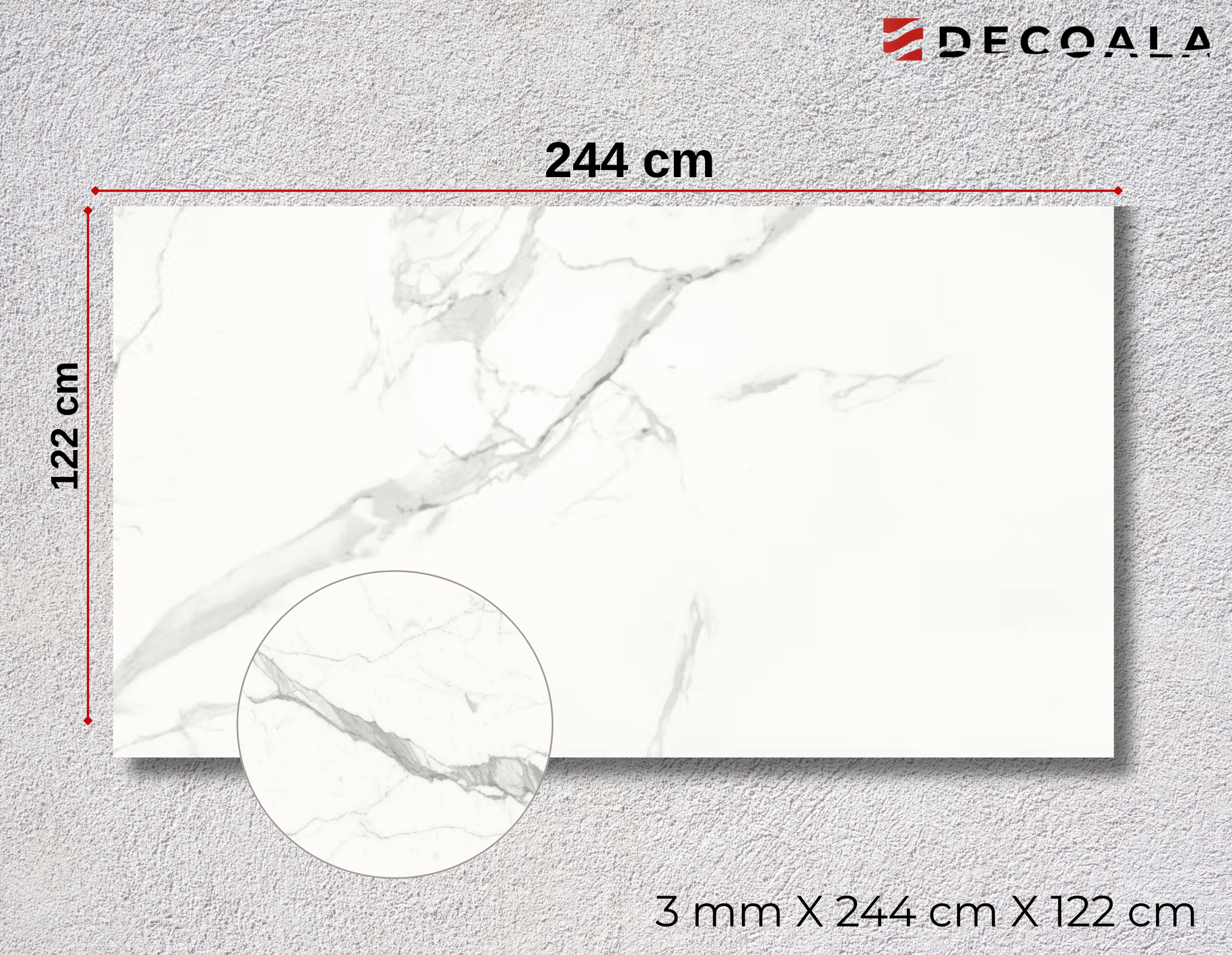 PVC Marble Panel Calacatta