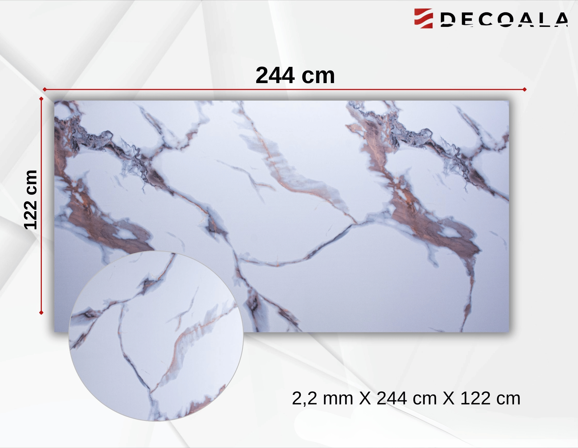 PVC Marble Panel Calacatta Gold