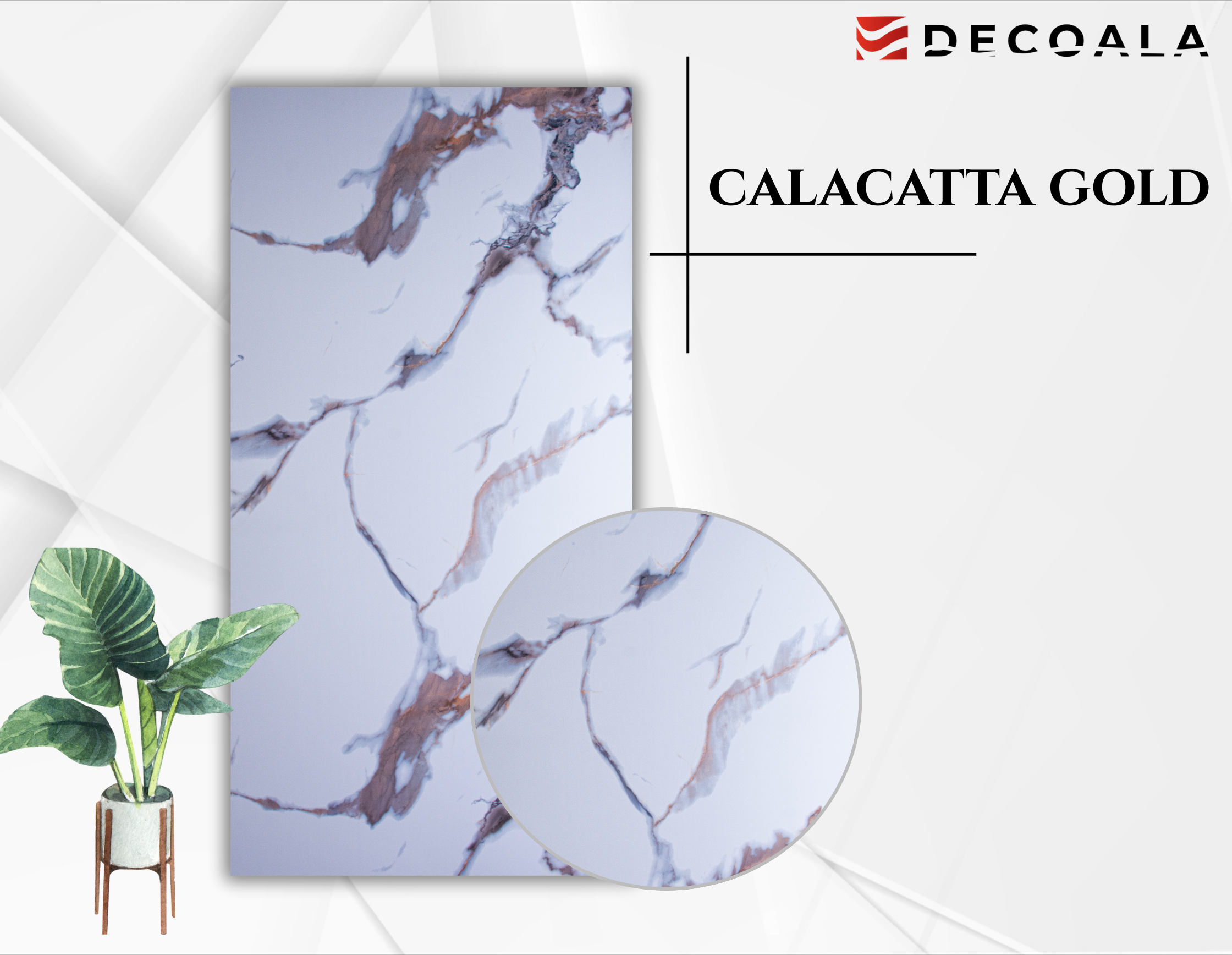 PVC Marble Panel Calacatta Gold