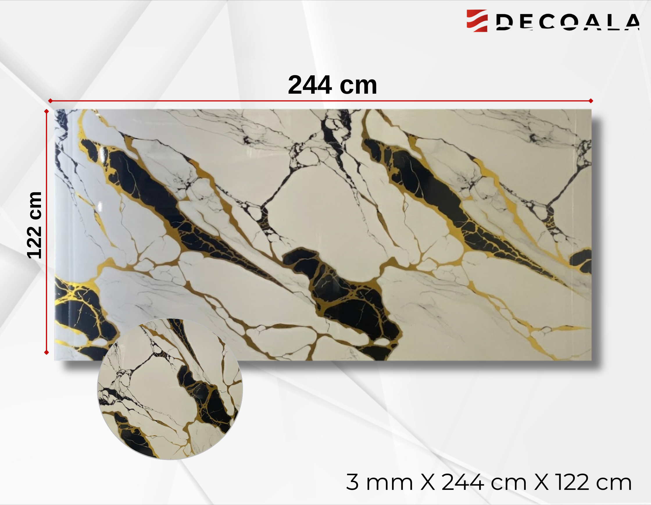 Carrara Paris PVC Duvar Paneli