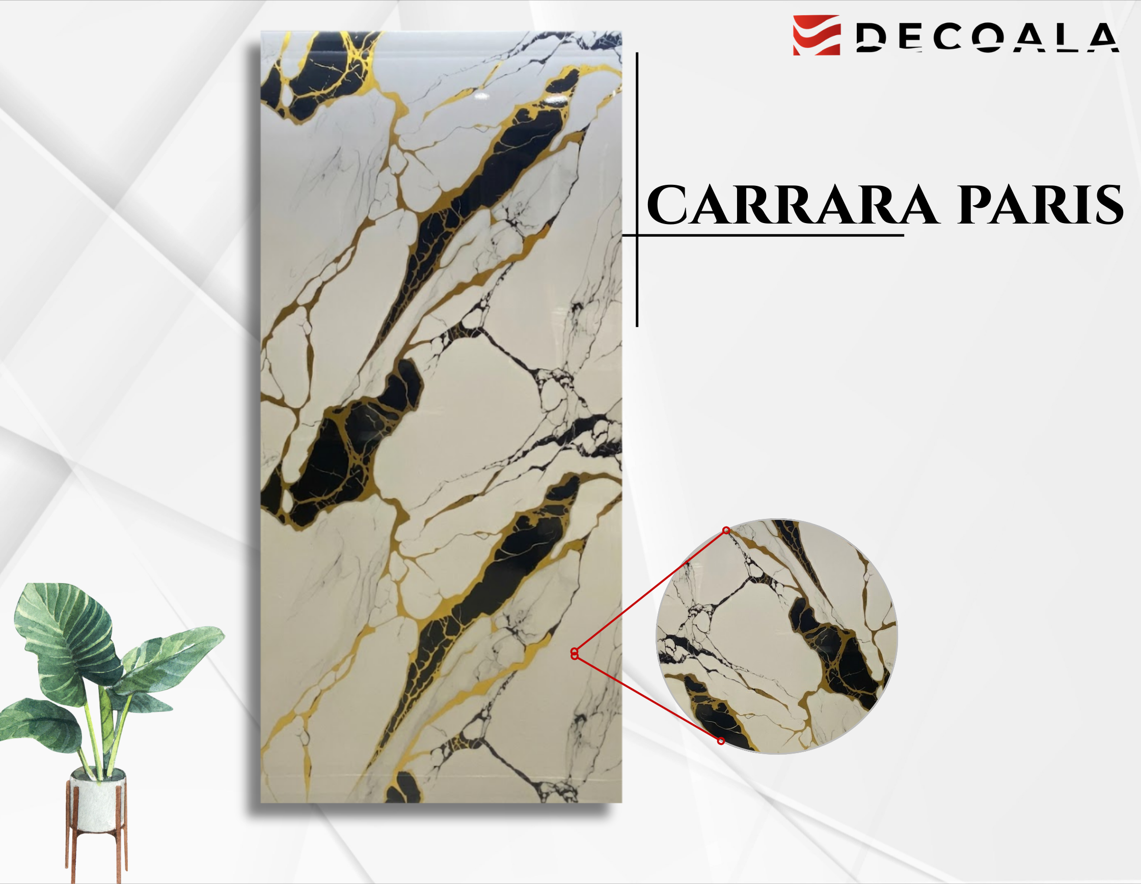 Carrara Paris PVC Duvar Paneli
