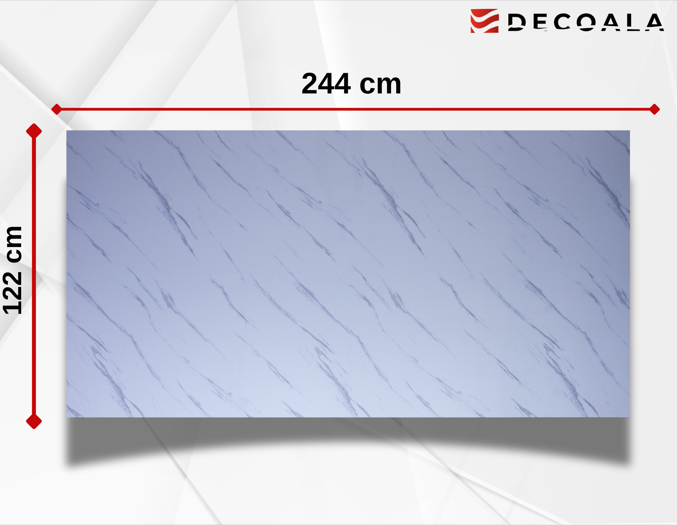 PVC Marble Panel  Iceberg Gray