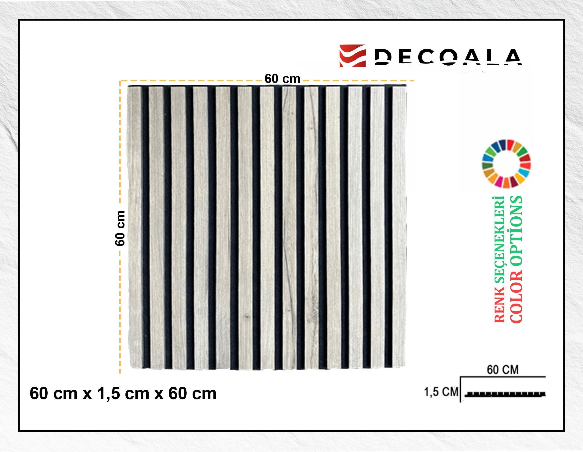Kare Teak Akustik Panel