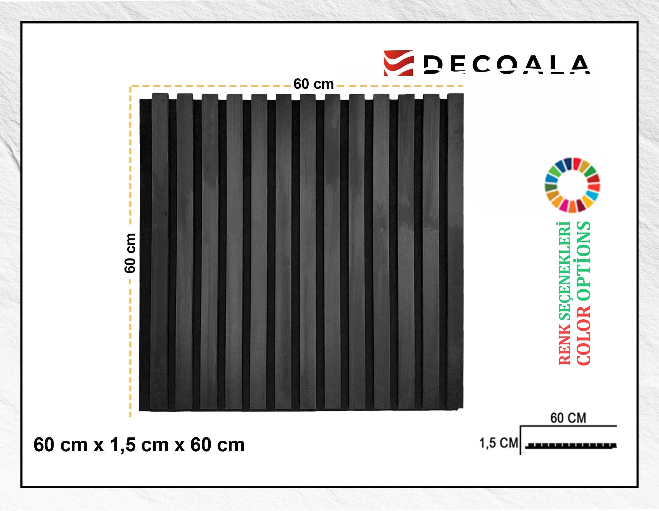 Kare Teak Akustik Panel