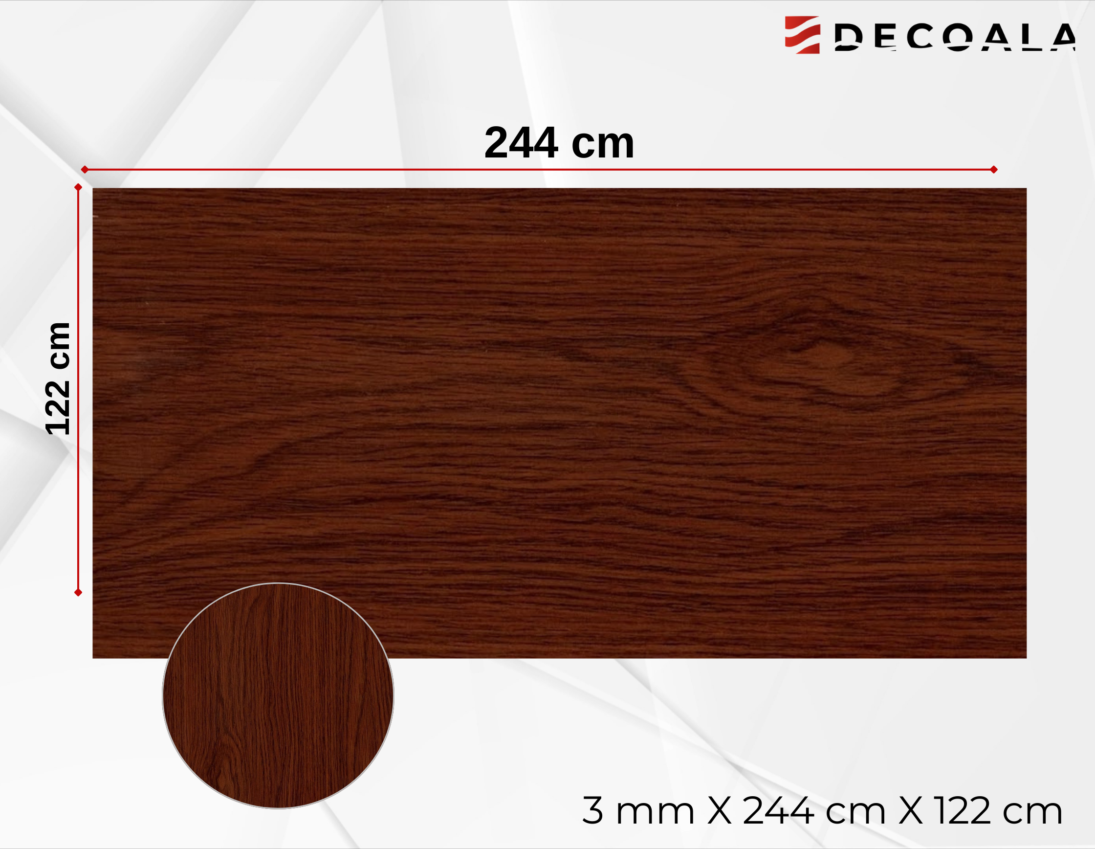 Matis Red Oak PVC Duvar Paneli
