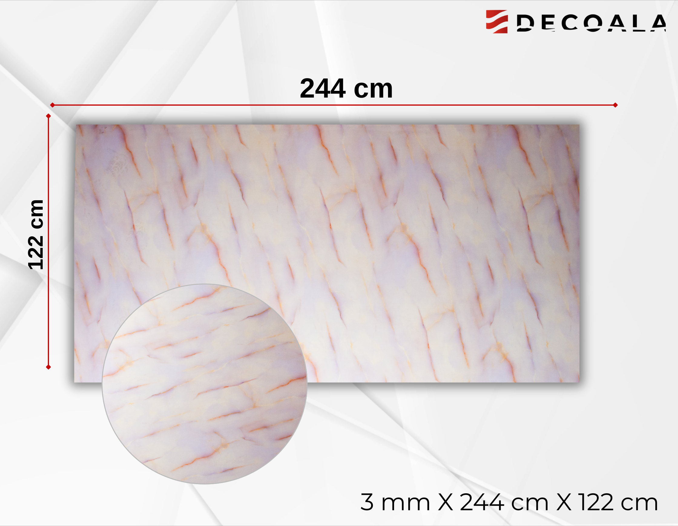PVC Marble Panel Miele Bal 