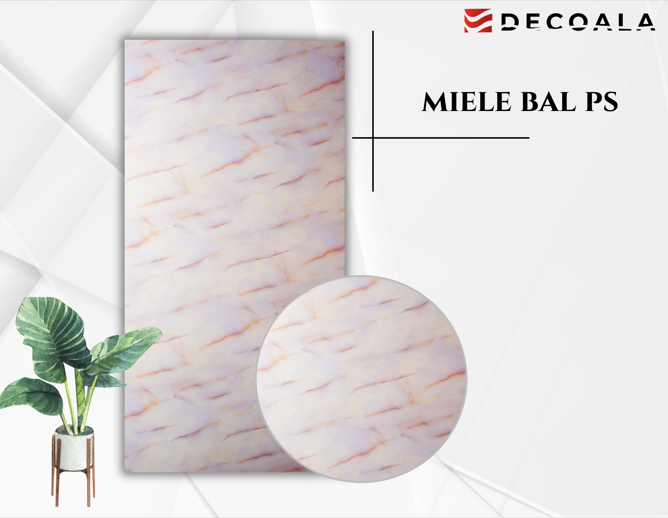 PVC Marble Panel Miele Bal 