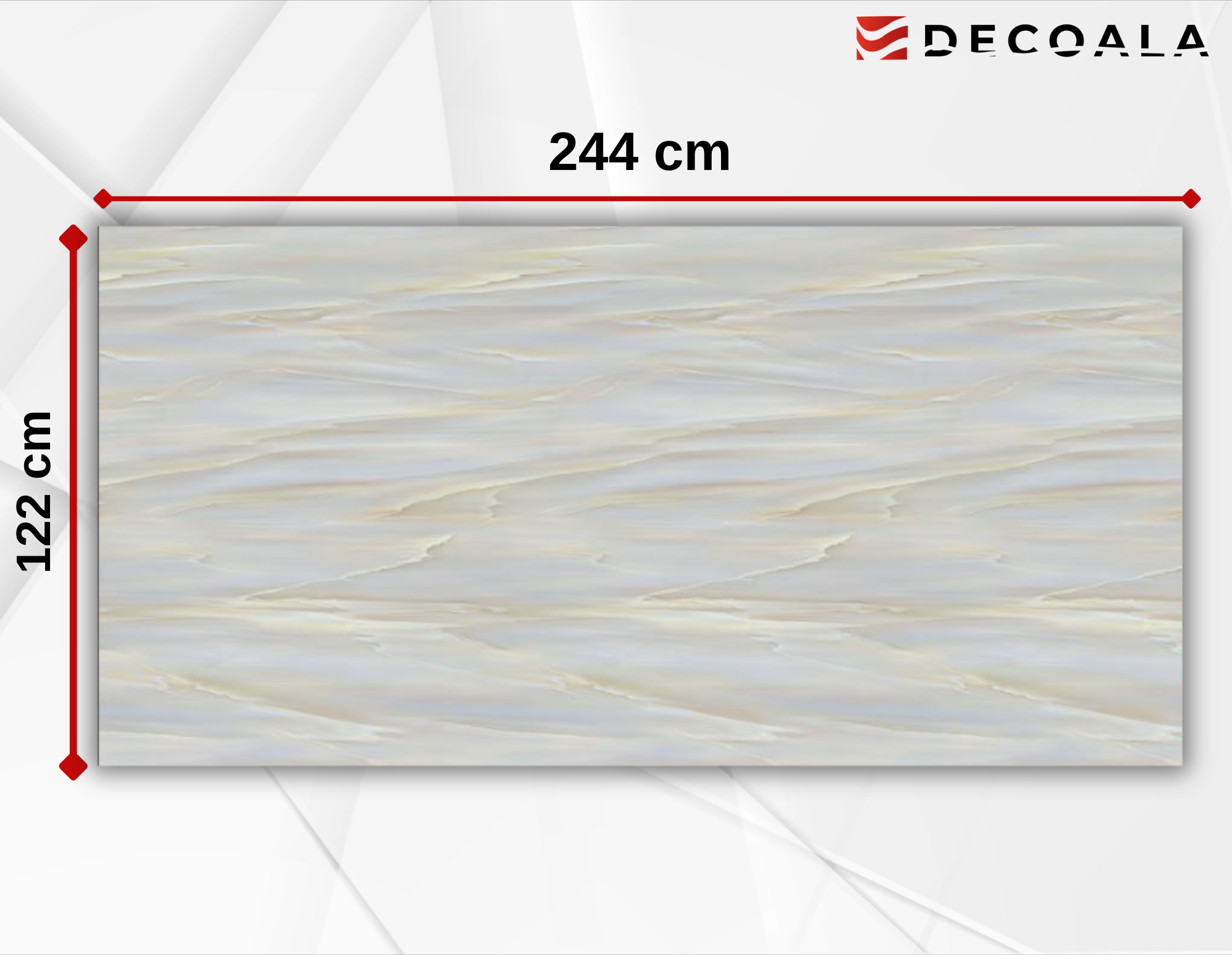 Moji Cream PVC Duvar Paneli
