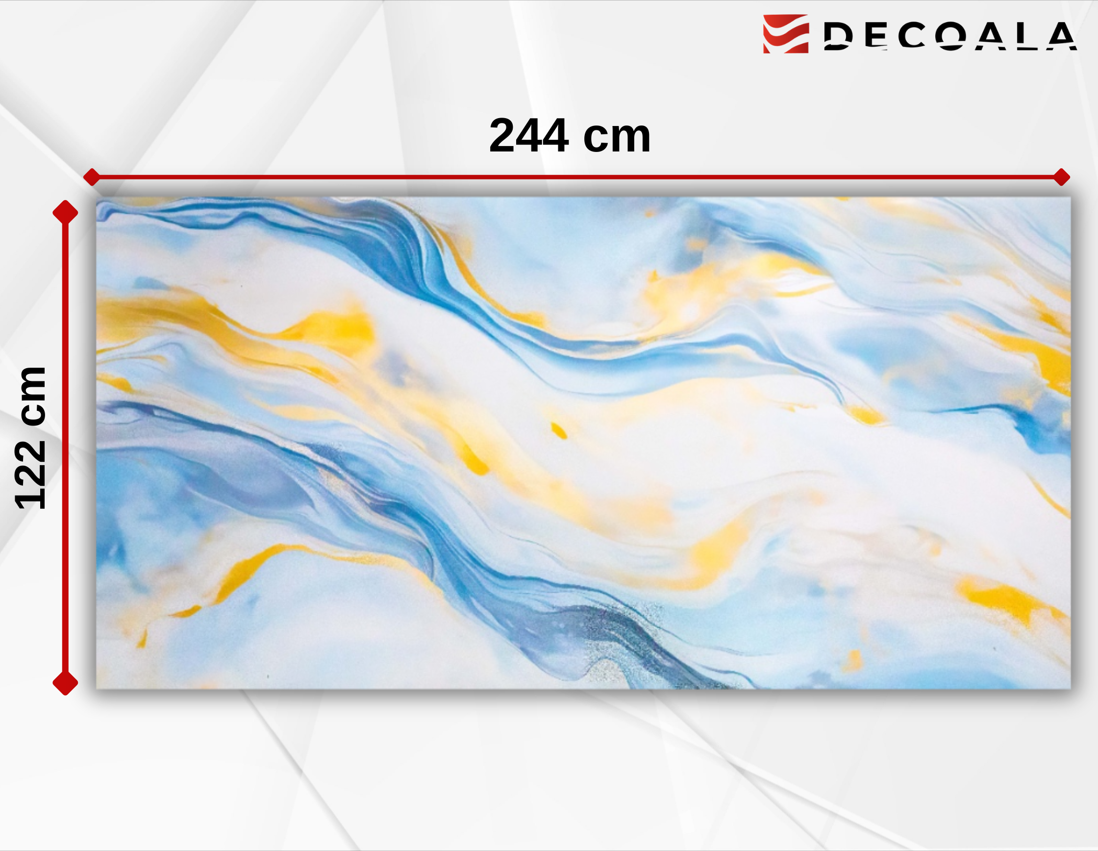 Ocean Blue PVC Duvar Paneli