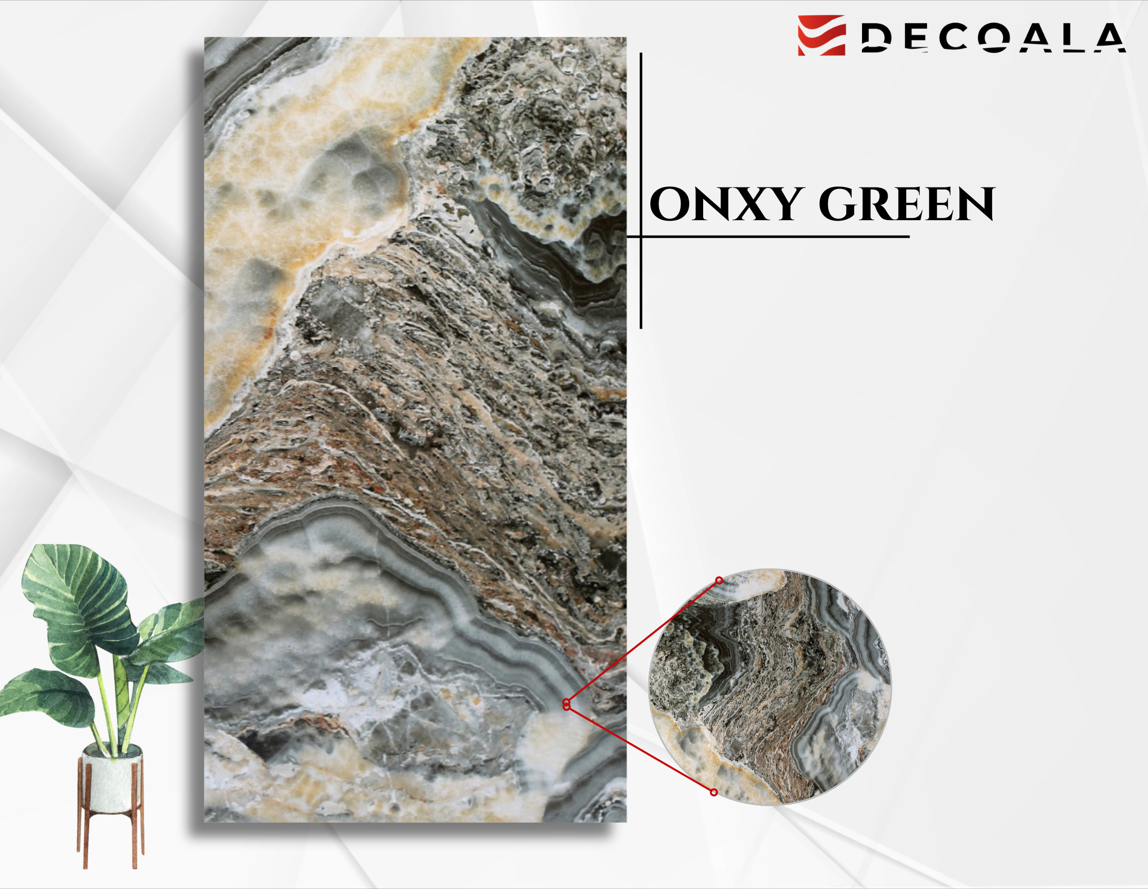 Onxy Green PVC Duvar Paneli