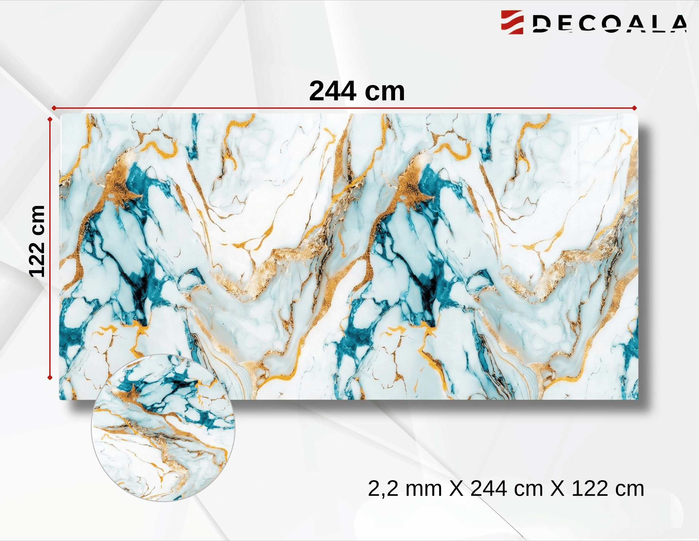 Oro Blue PVC Duvar Paneli