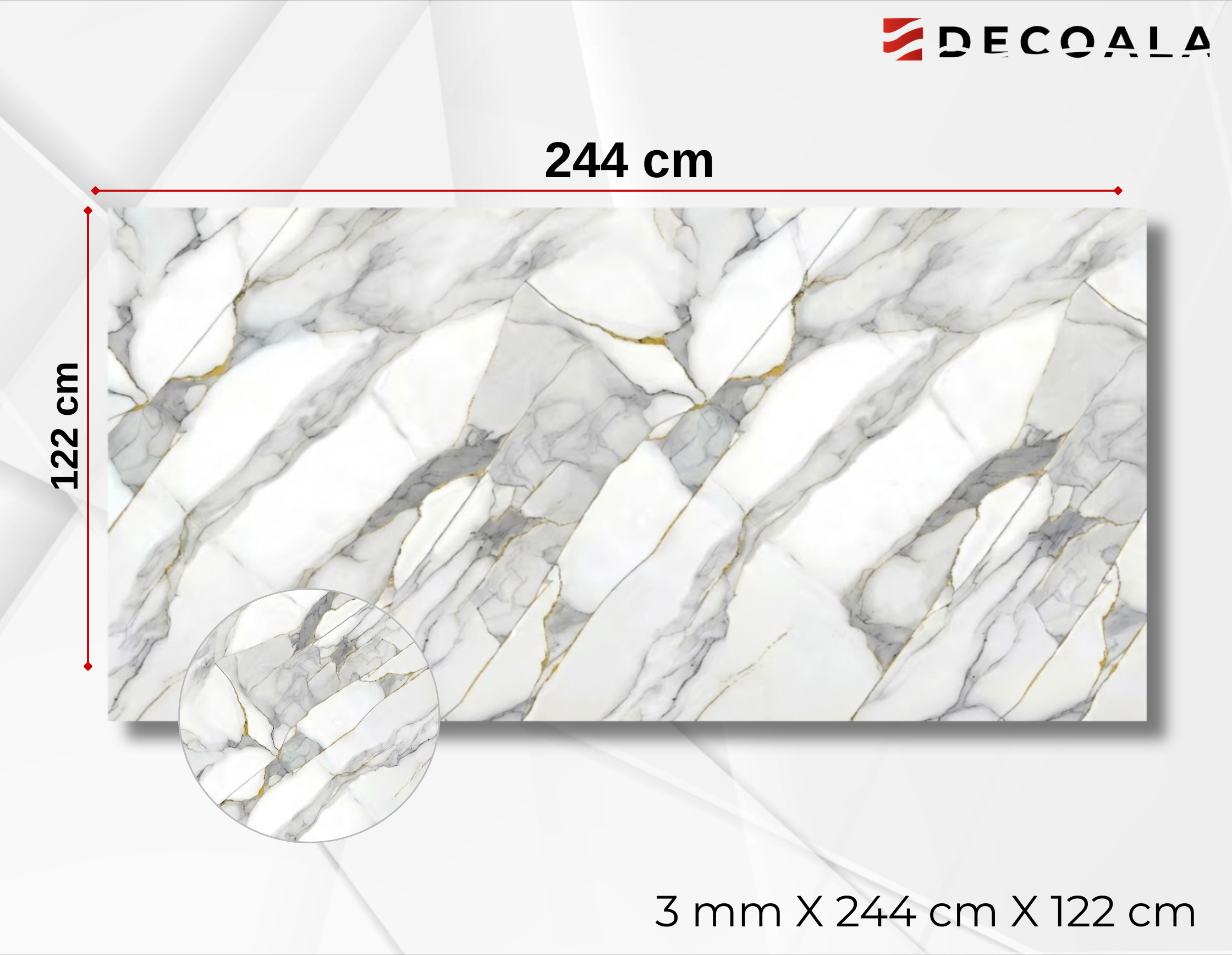 Venato Gold PVC Duvar Paneli