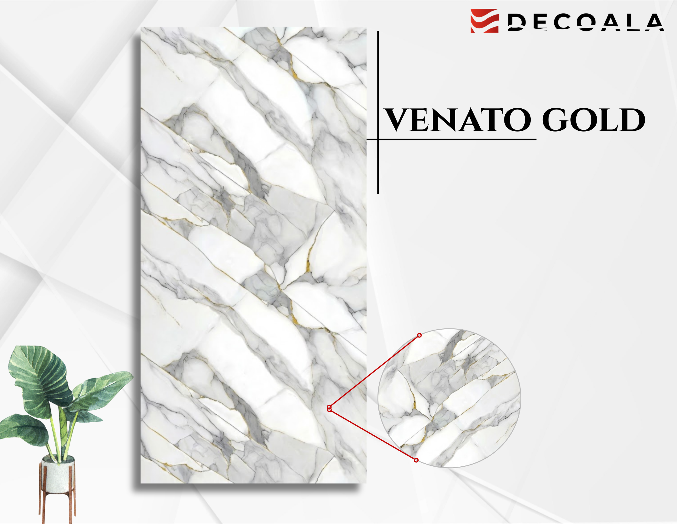 Venato Gold PVC Duvar Paneli
