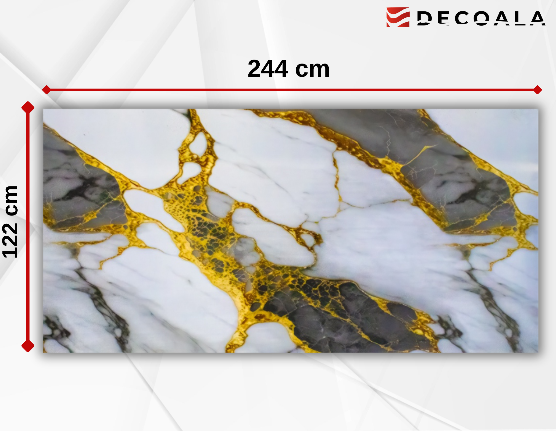 Volcano Gold Grey PVC Duvar Paneli