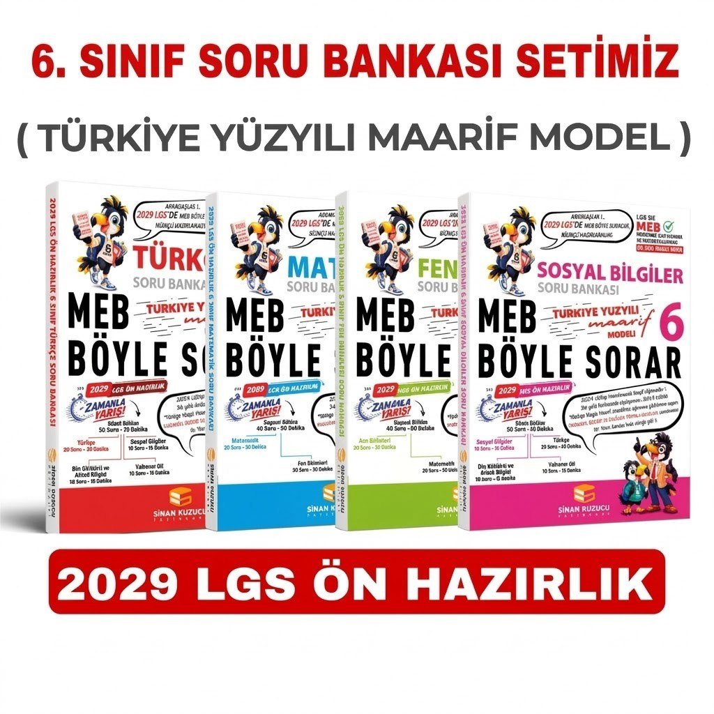 6. Sınıf | Soru Bankası Seti
