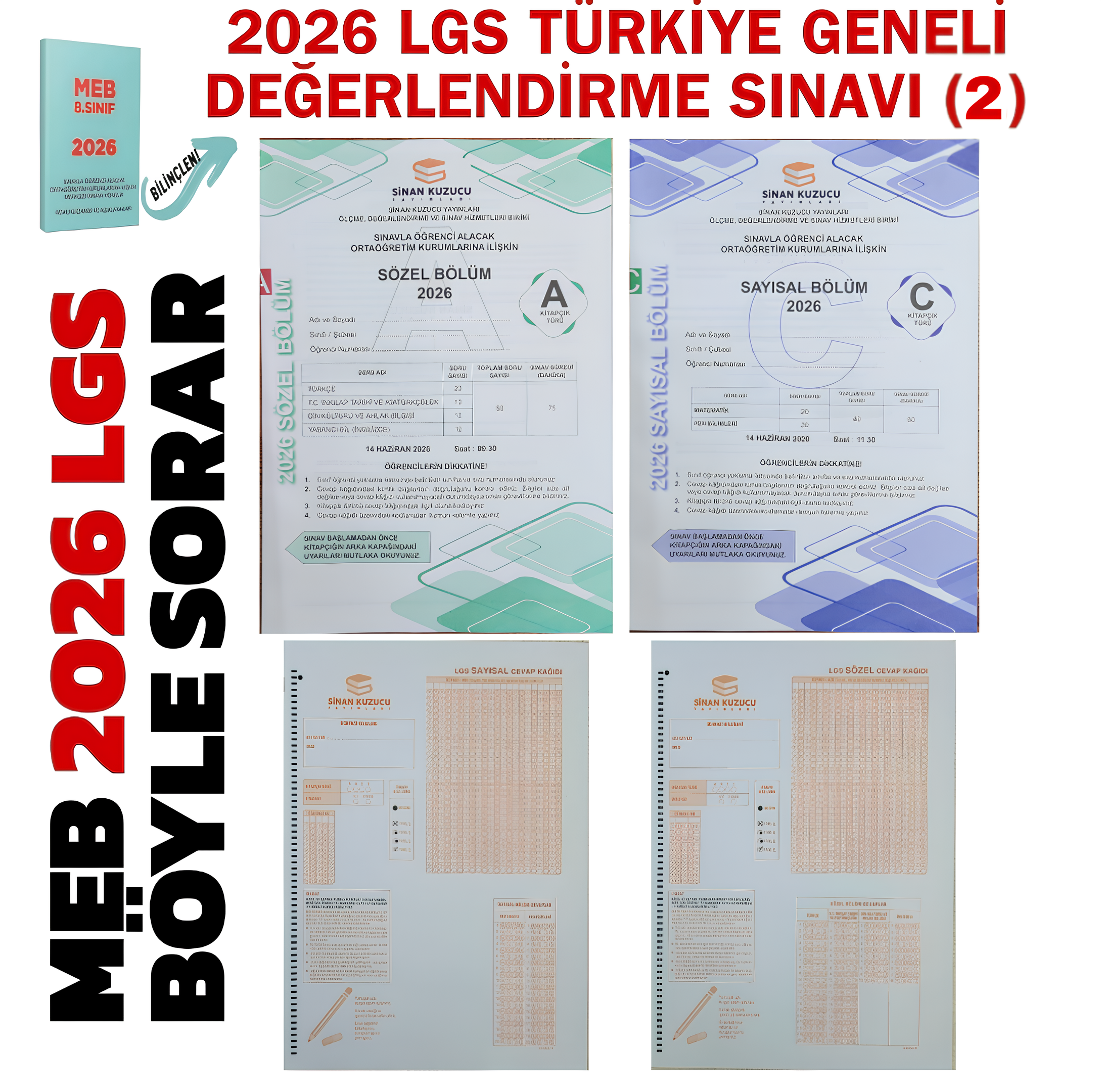 TÜRKİYE GENELİ 2026 LGS DENEME SINAVI - 2 ( SAYISAL + SÖZEL )