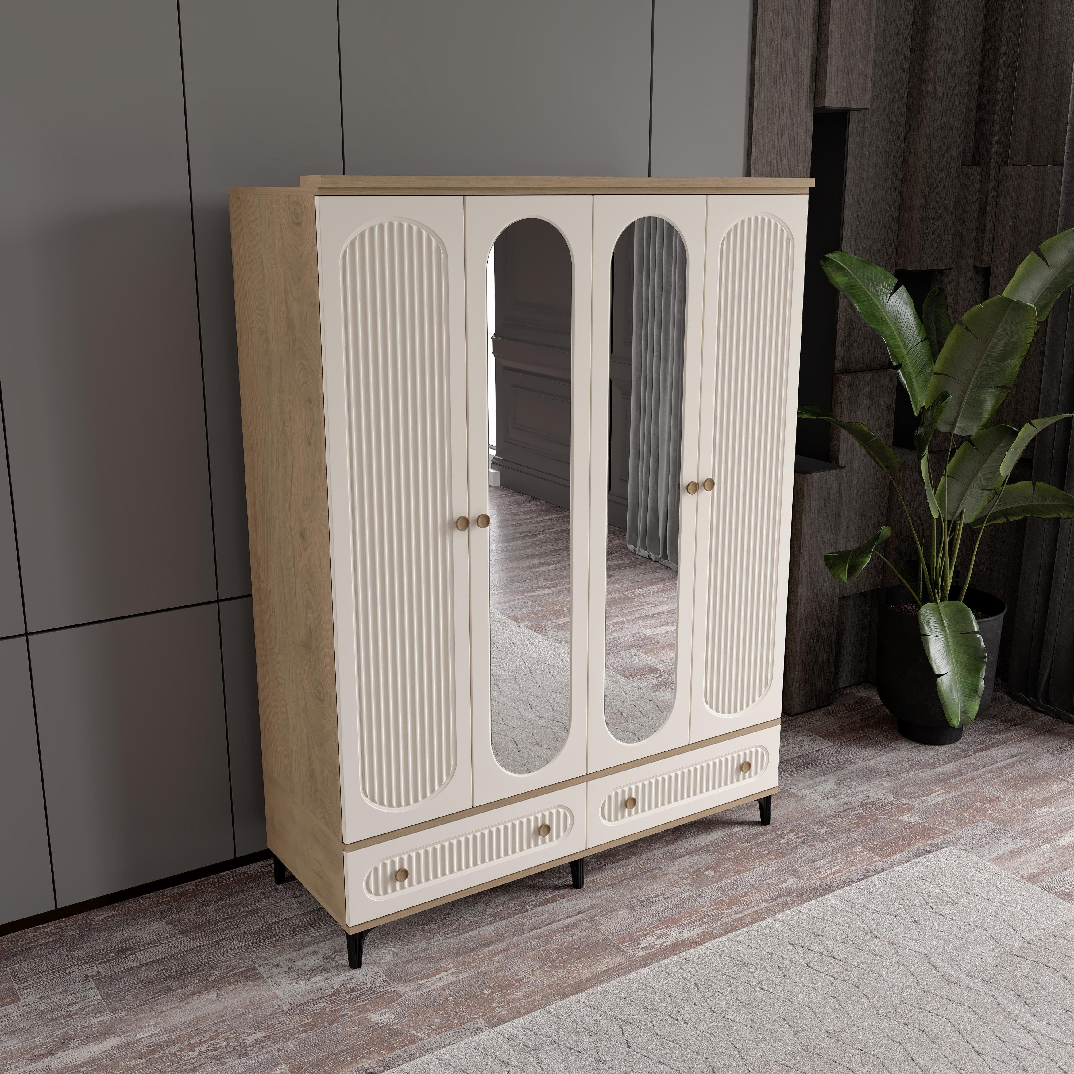  OSKAR 4 KAPILI DOLAP %100 MDF