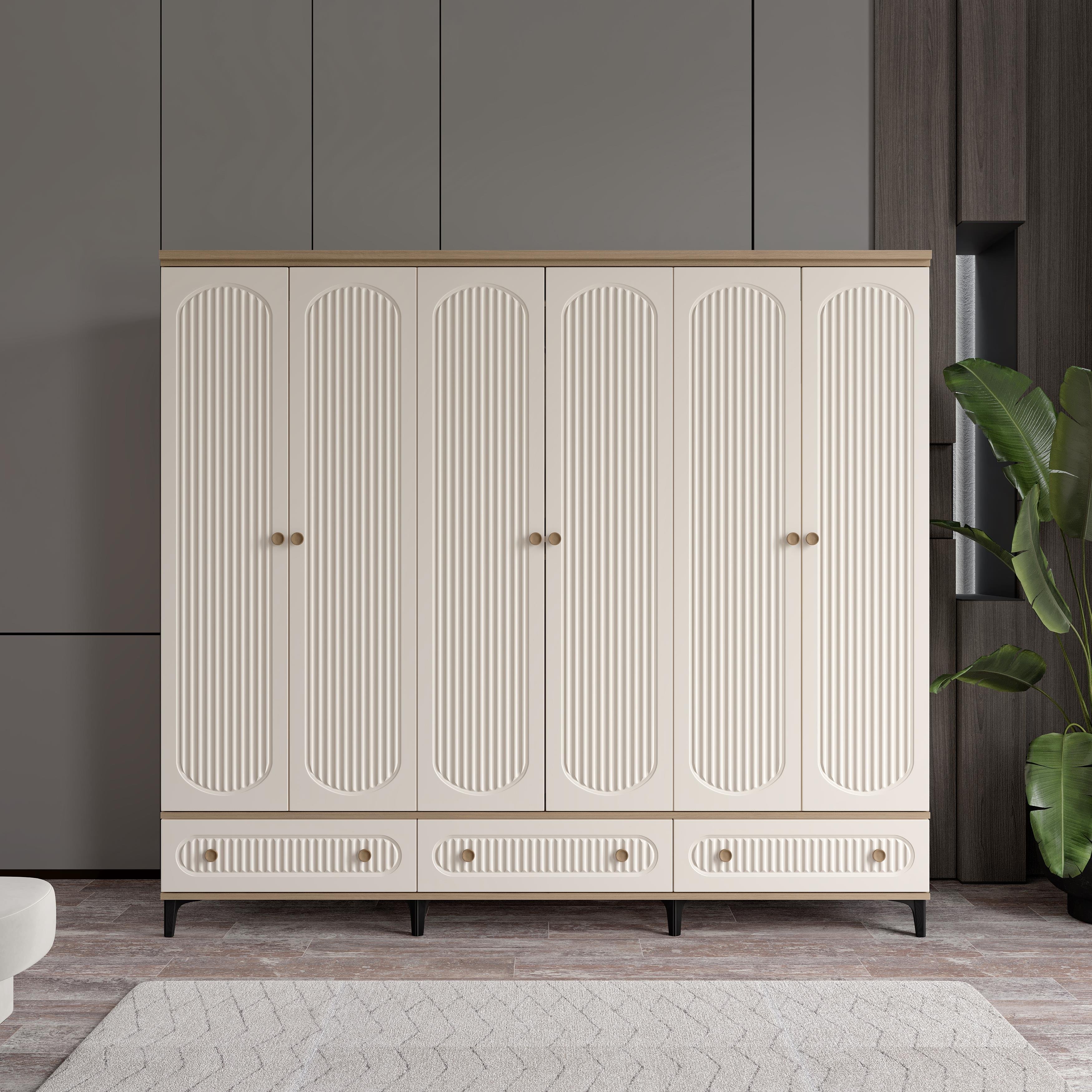  OSKAR 6 KAPILI DOLAP %100 MDF