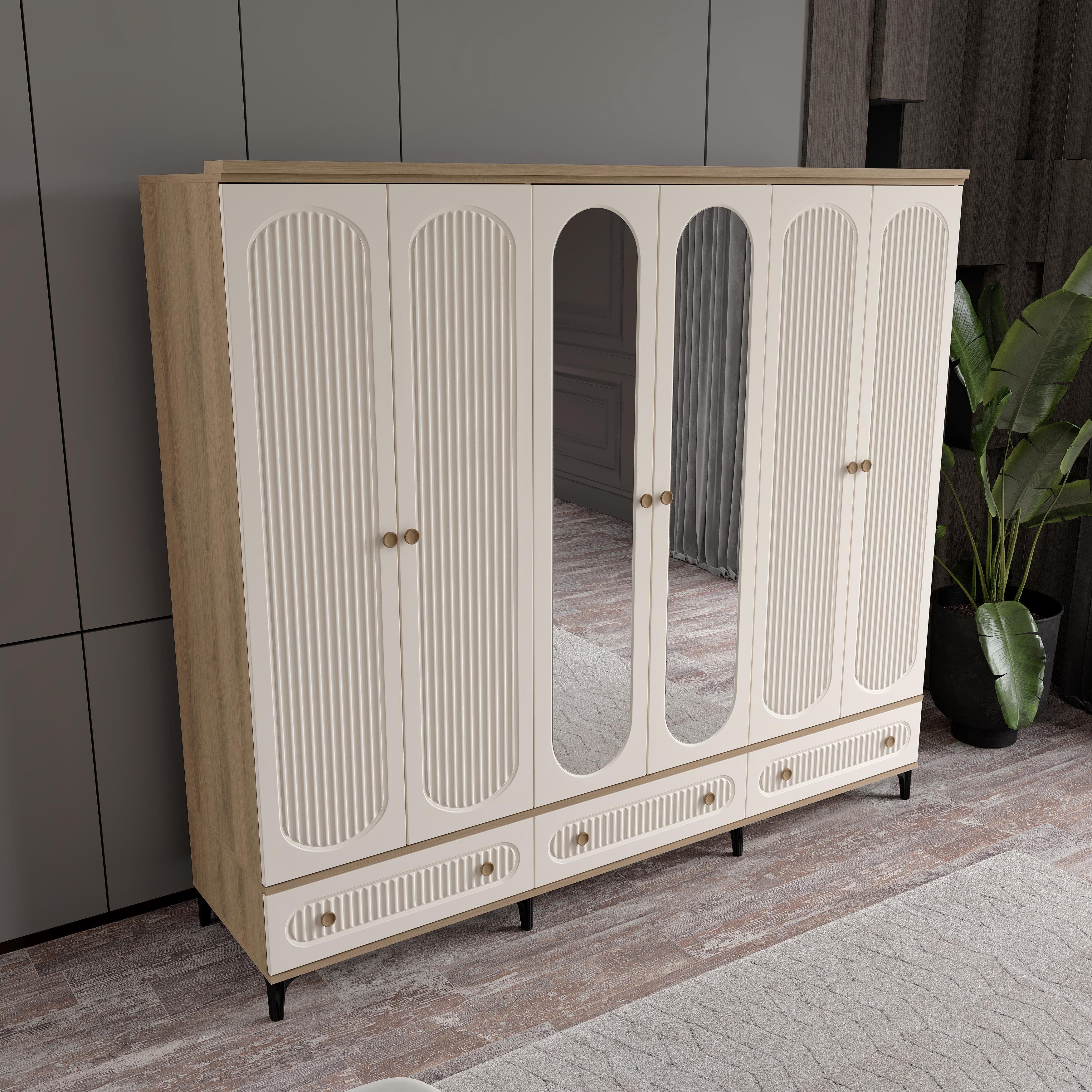  OSKAR 6 KAPILI DOLAP %100 MDF