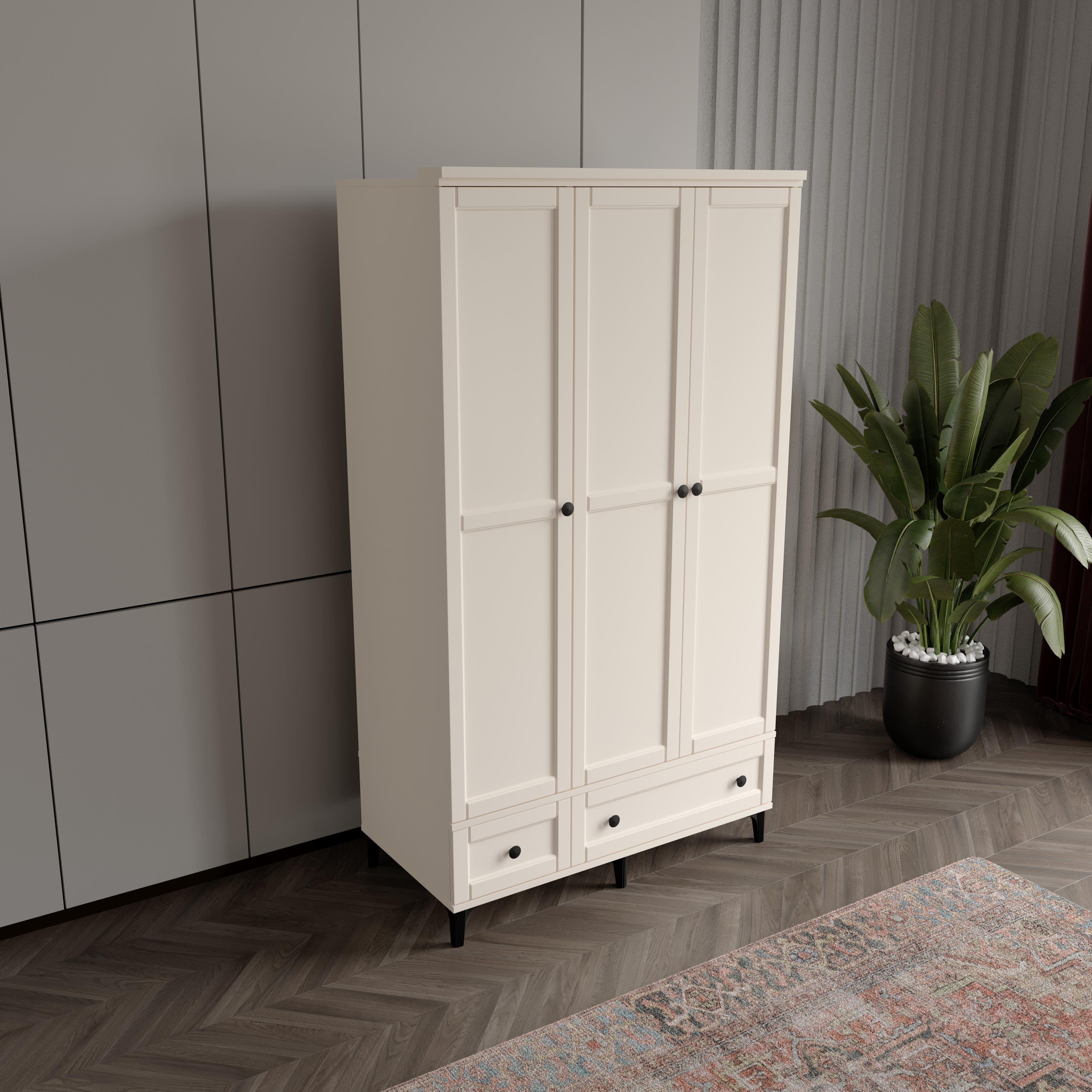  SARDUNYA AYTAŞI  3 KAPILI DOLAP %100 MDF
