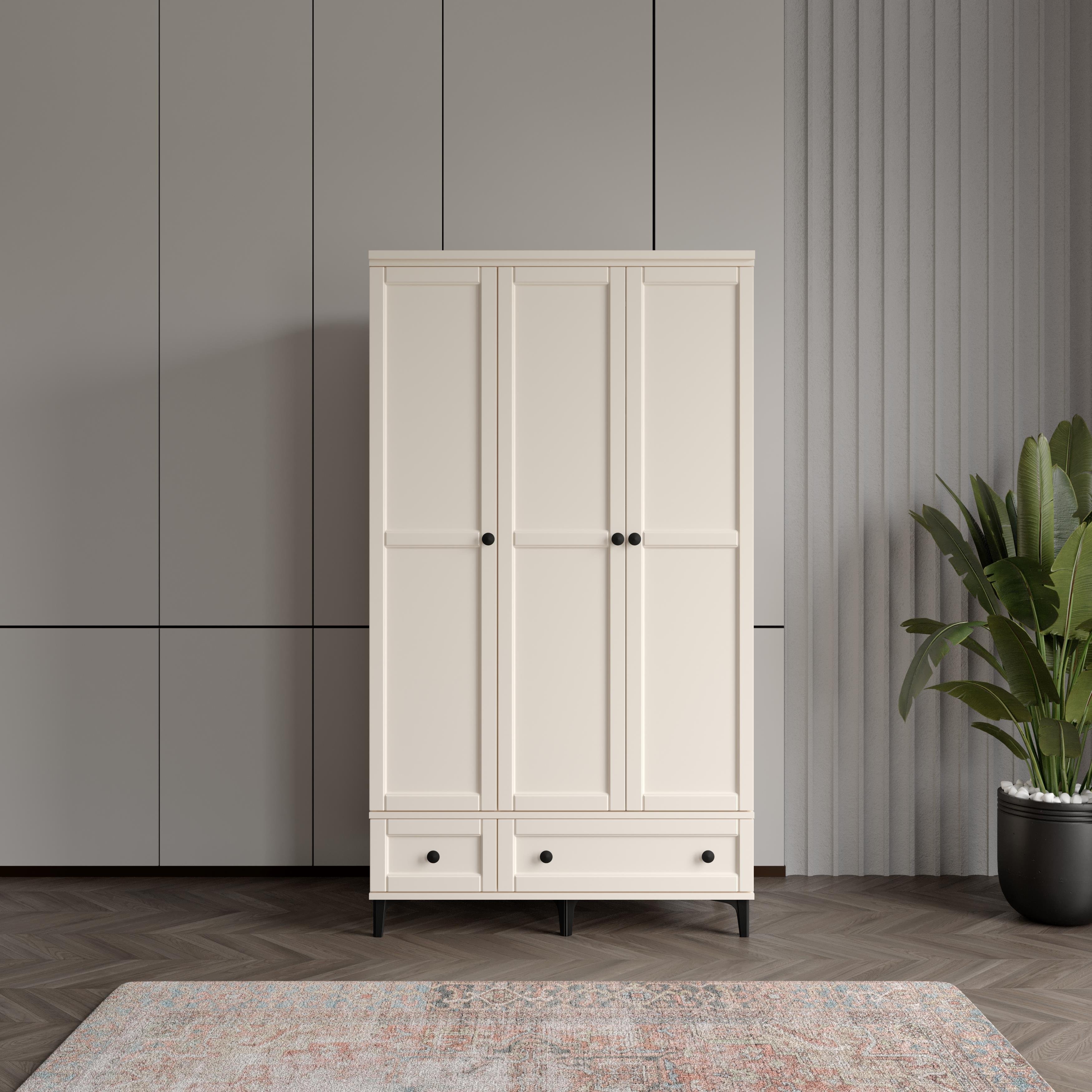  SARDUNYA AYTAŞI  3 KAPILI DOLAP %100 MDF