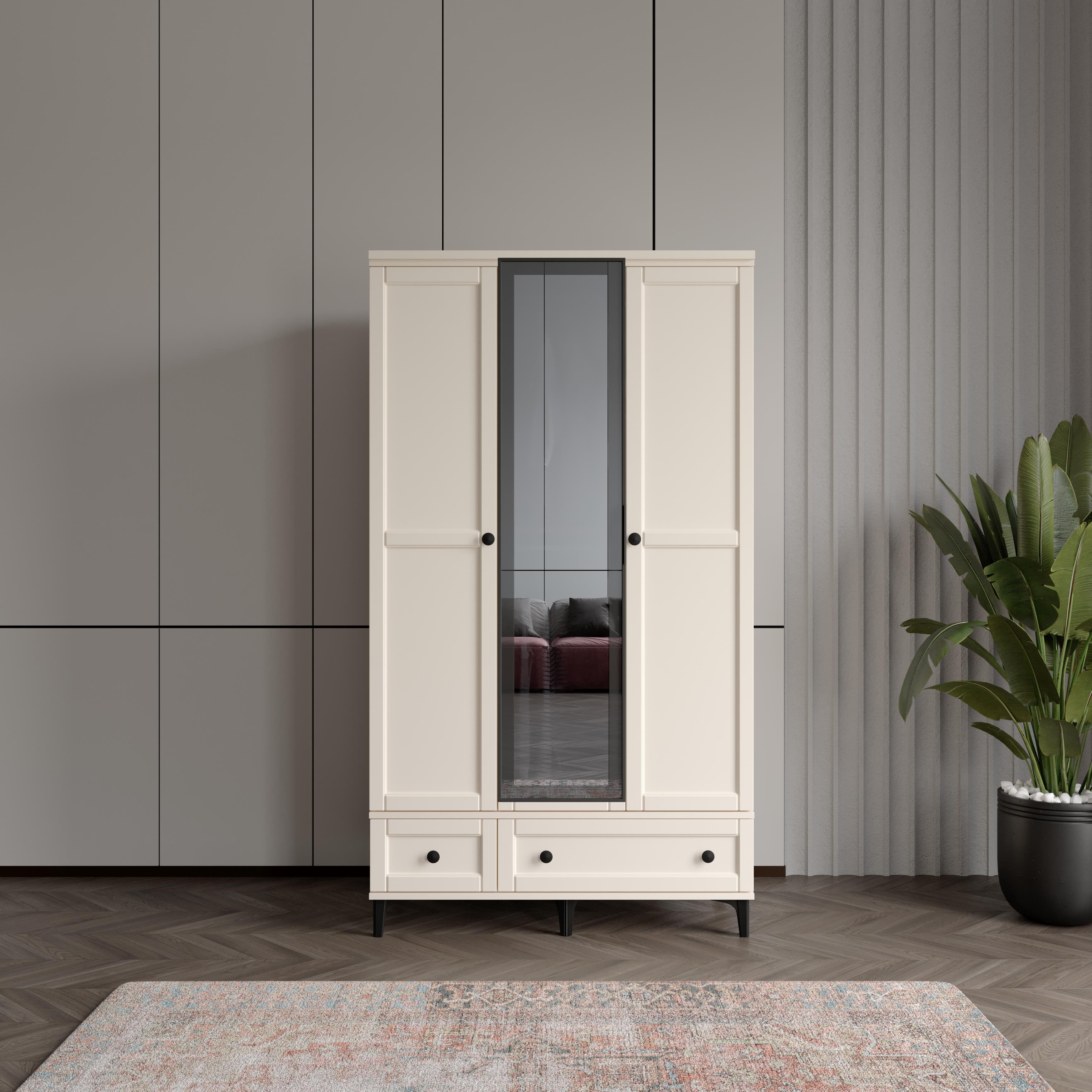  SARDUNYA AYTAŞI  3 KAPILI DOLAP %100 MDF