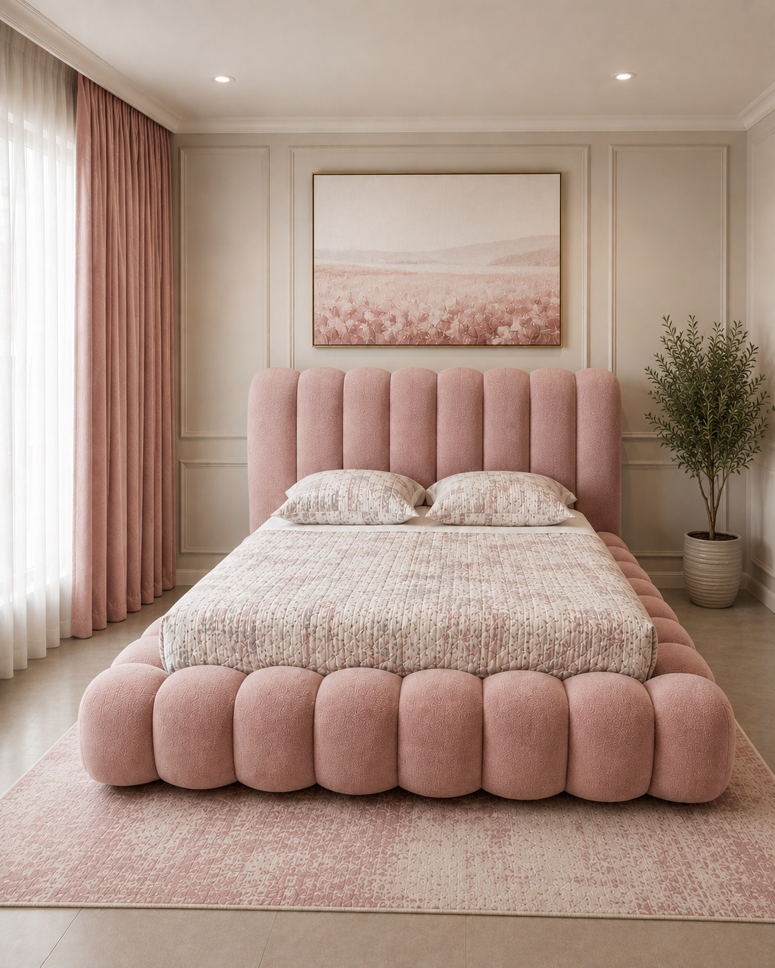 LUNA BAZA BAŞLIK  SOFT PEMBE