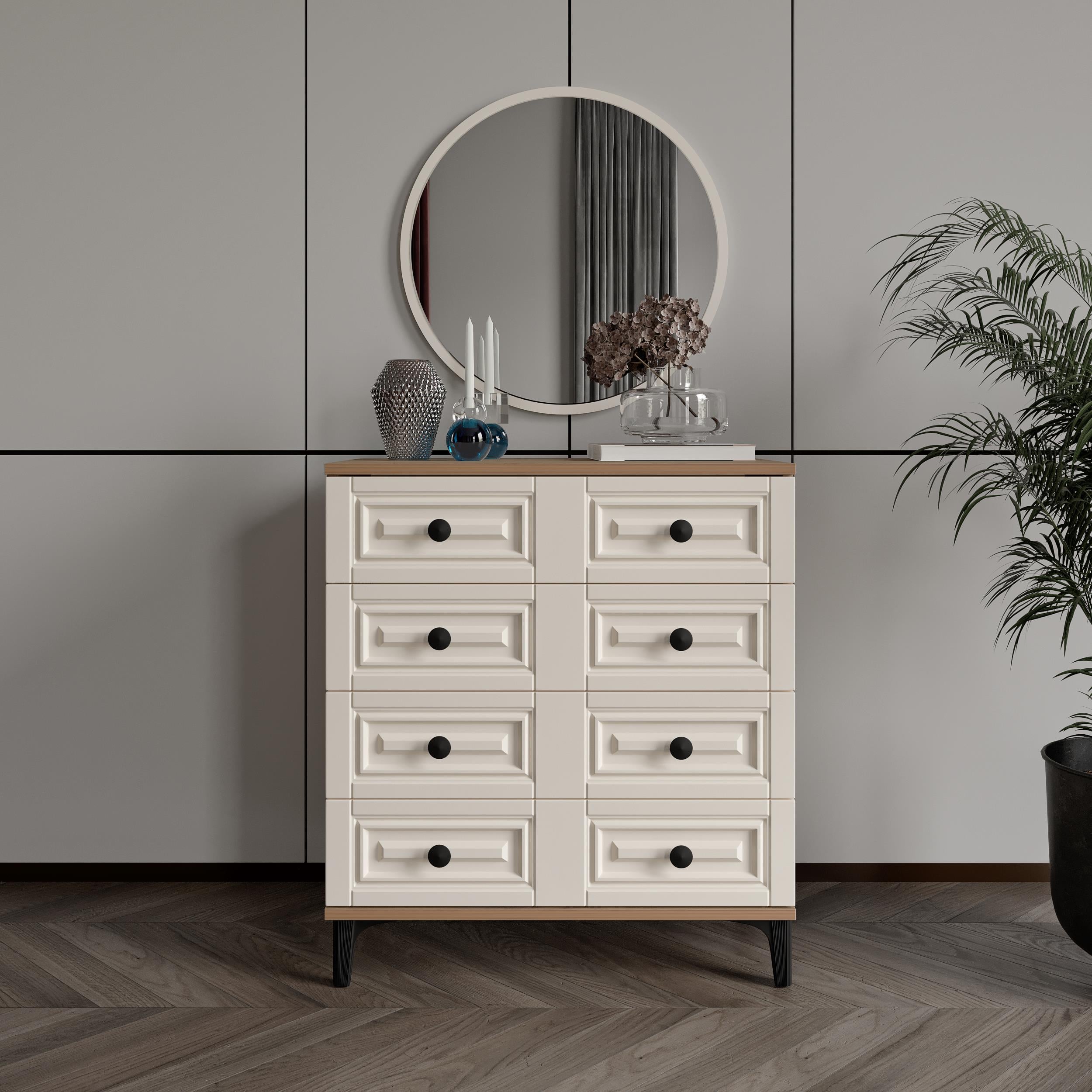 ZÜMER AYNALI ŞİFONYER %100 MDF