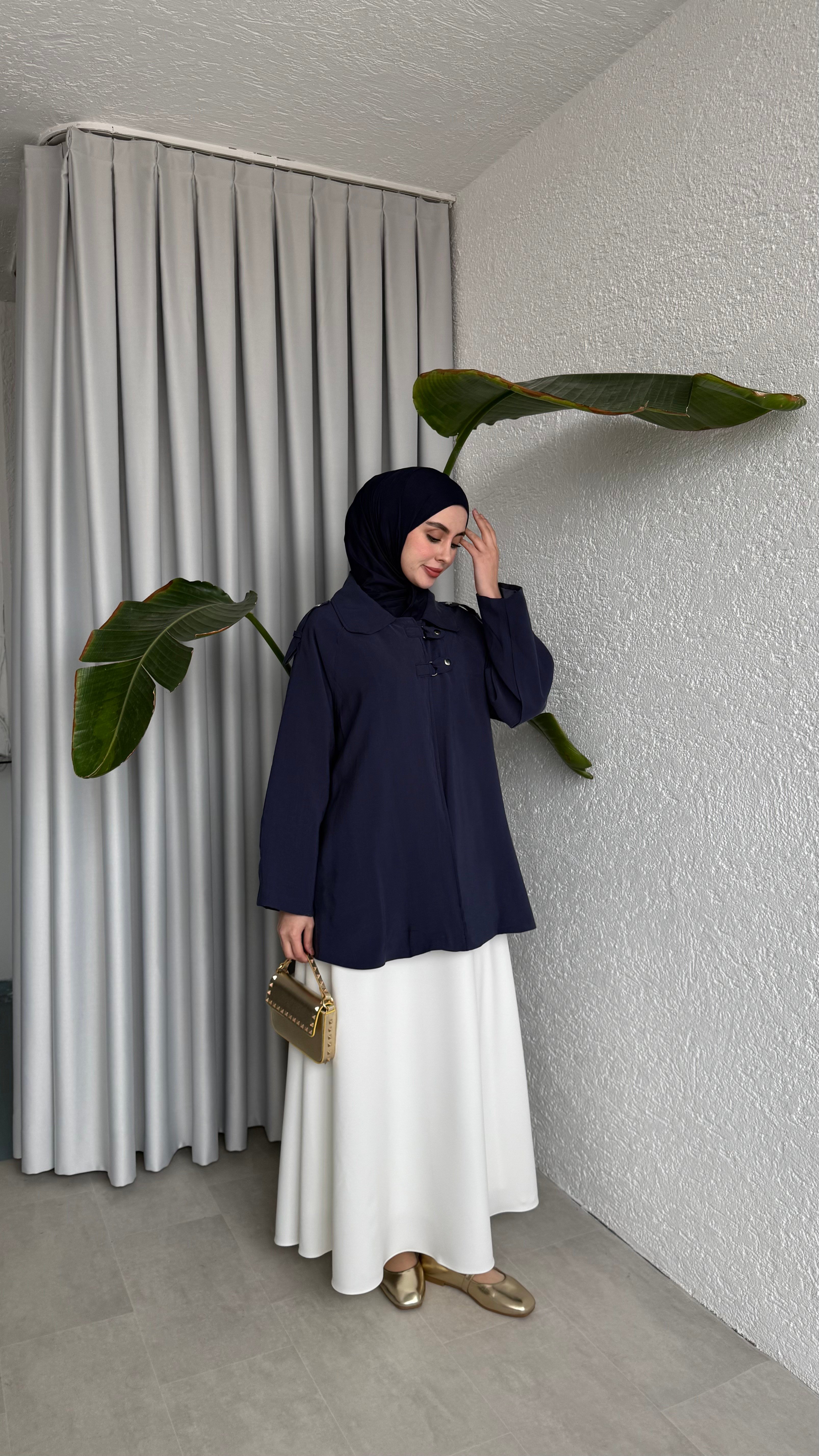 AURA CEKET - LACİVERT