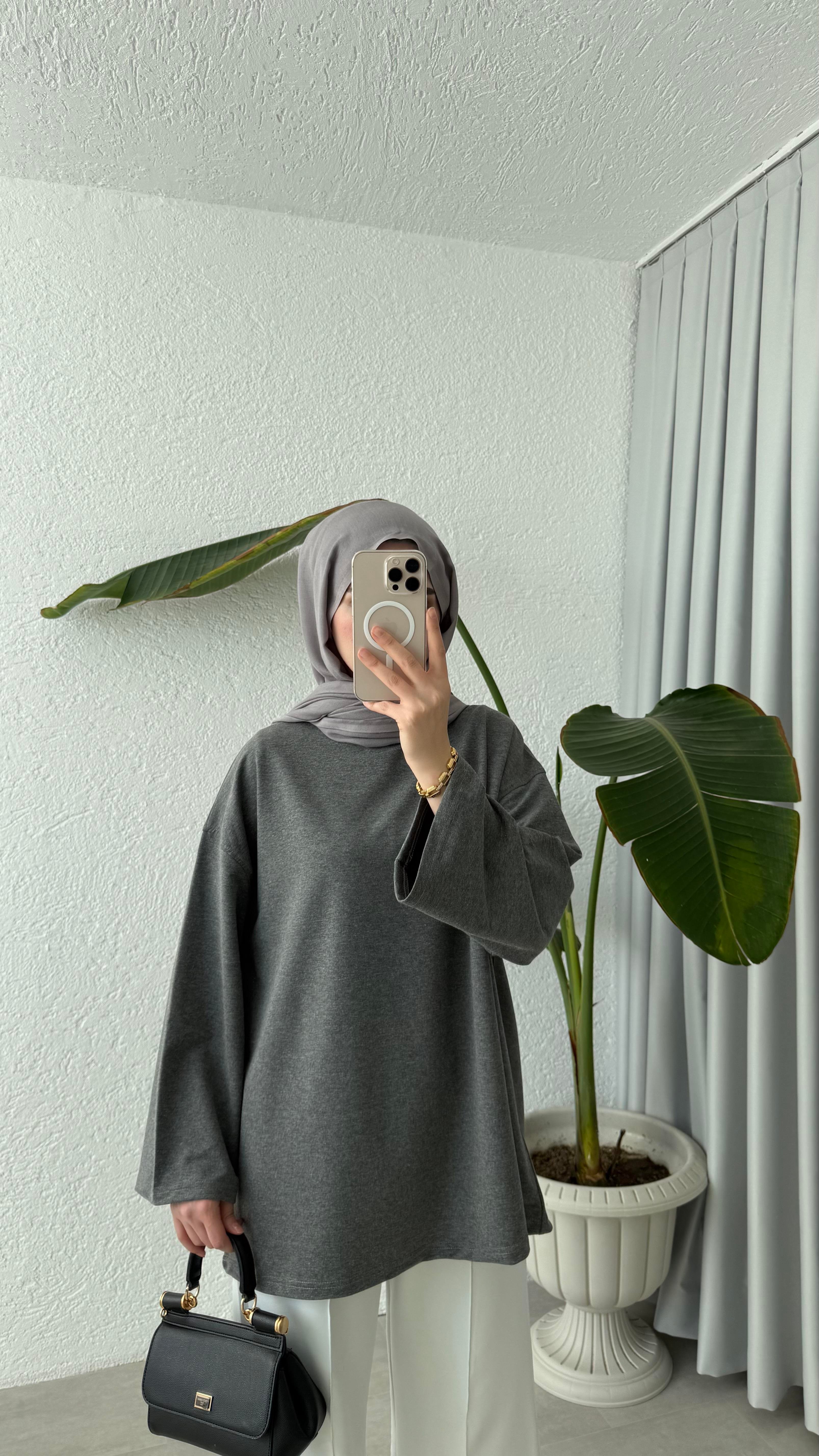 BASİC SWEAT - ANTRASİT