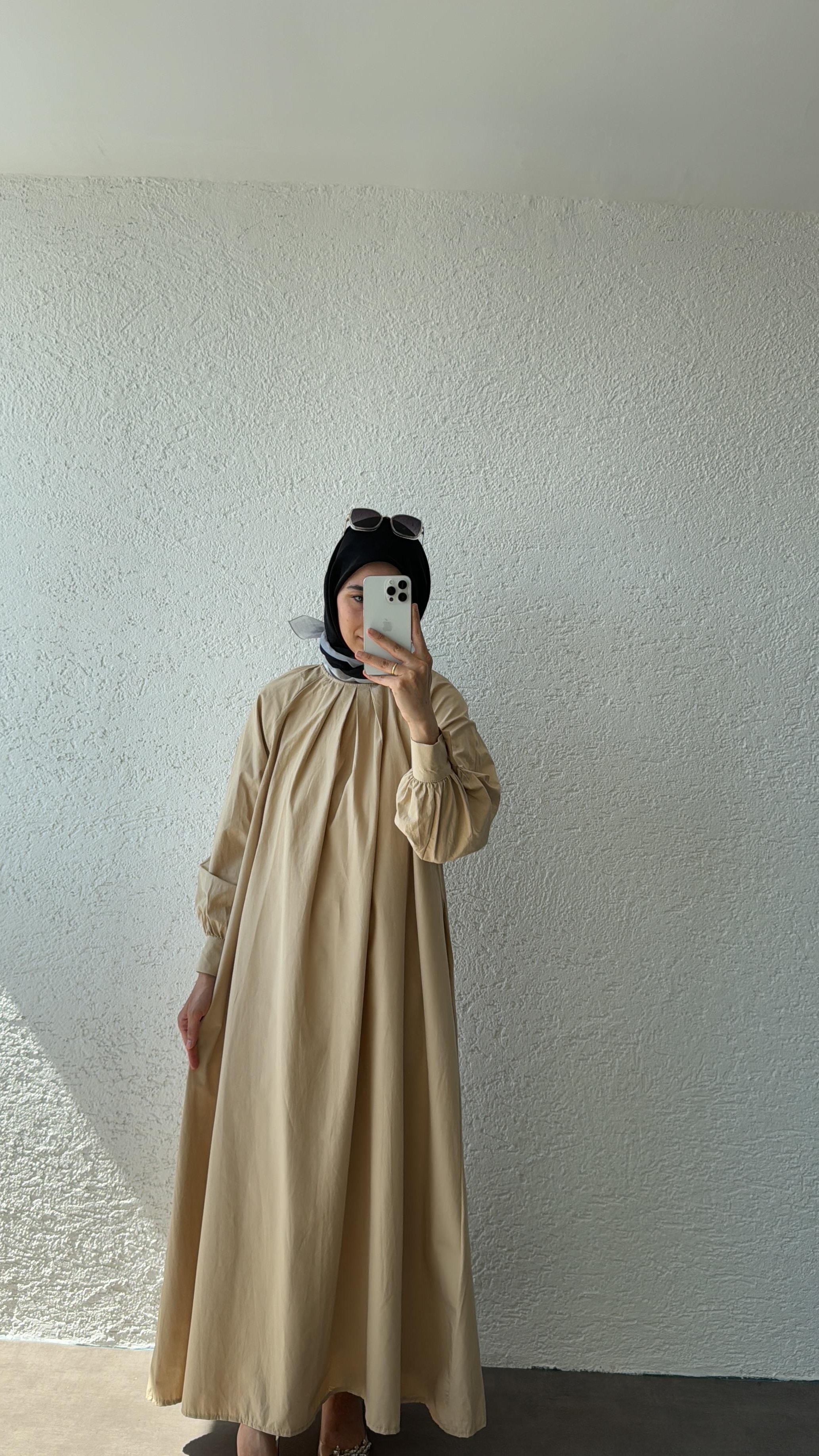 BOLEROLU ELBİSE CAMEL